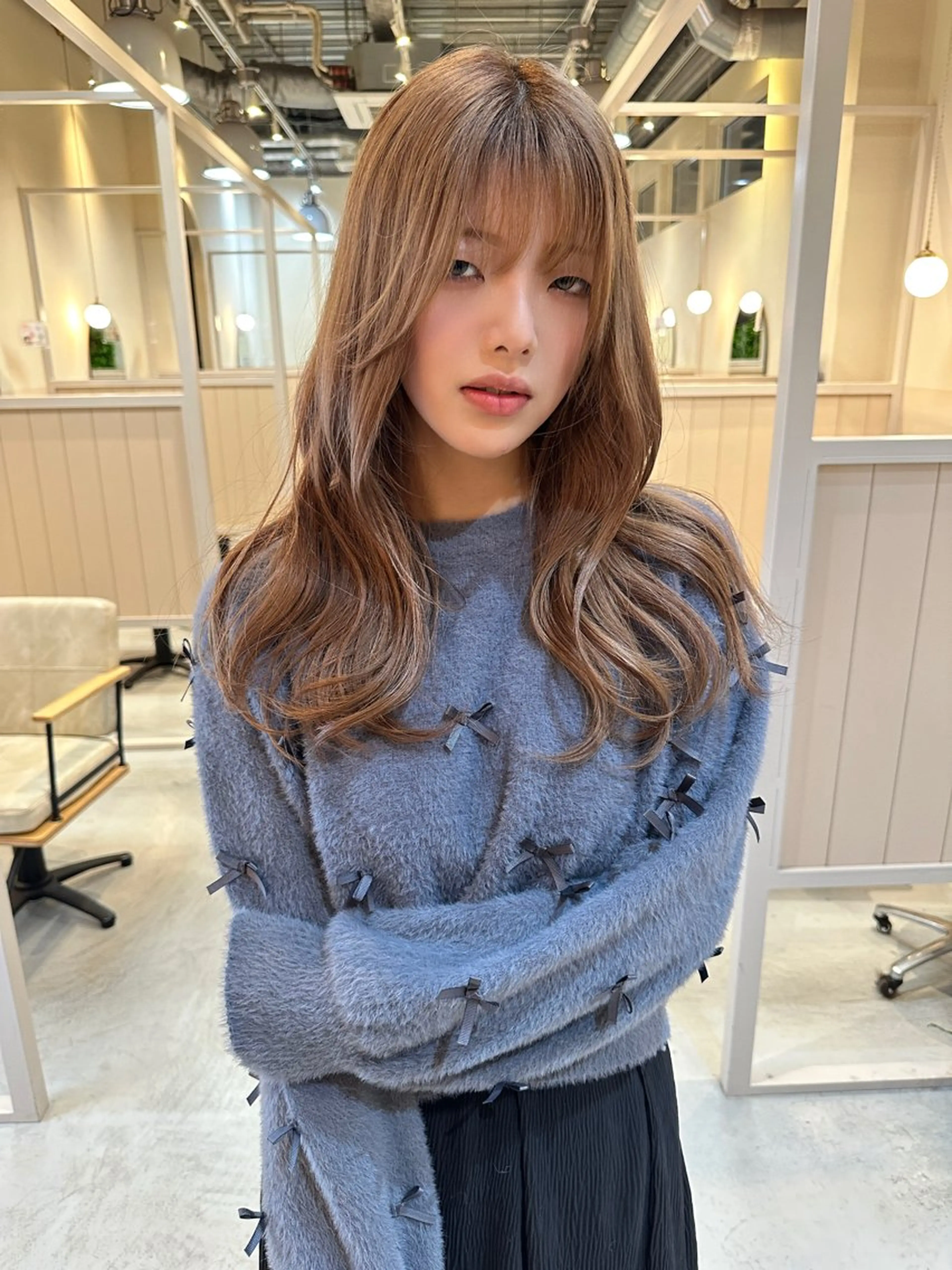 限定クーポン 似合わせカット+トレンドカラー+Aujua4STEPトリートメントの写真