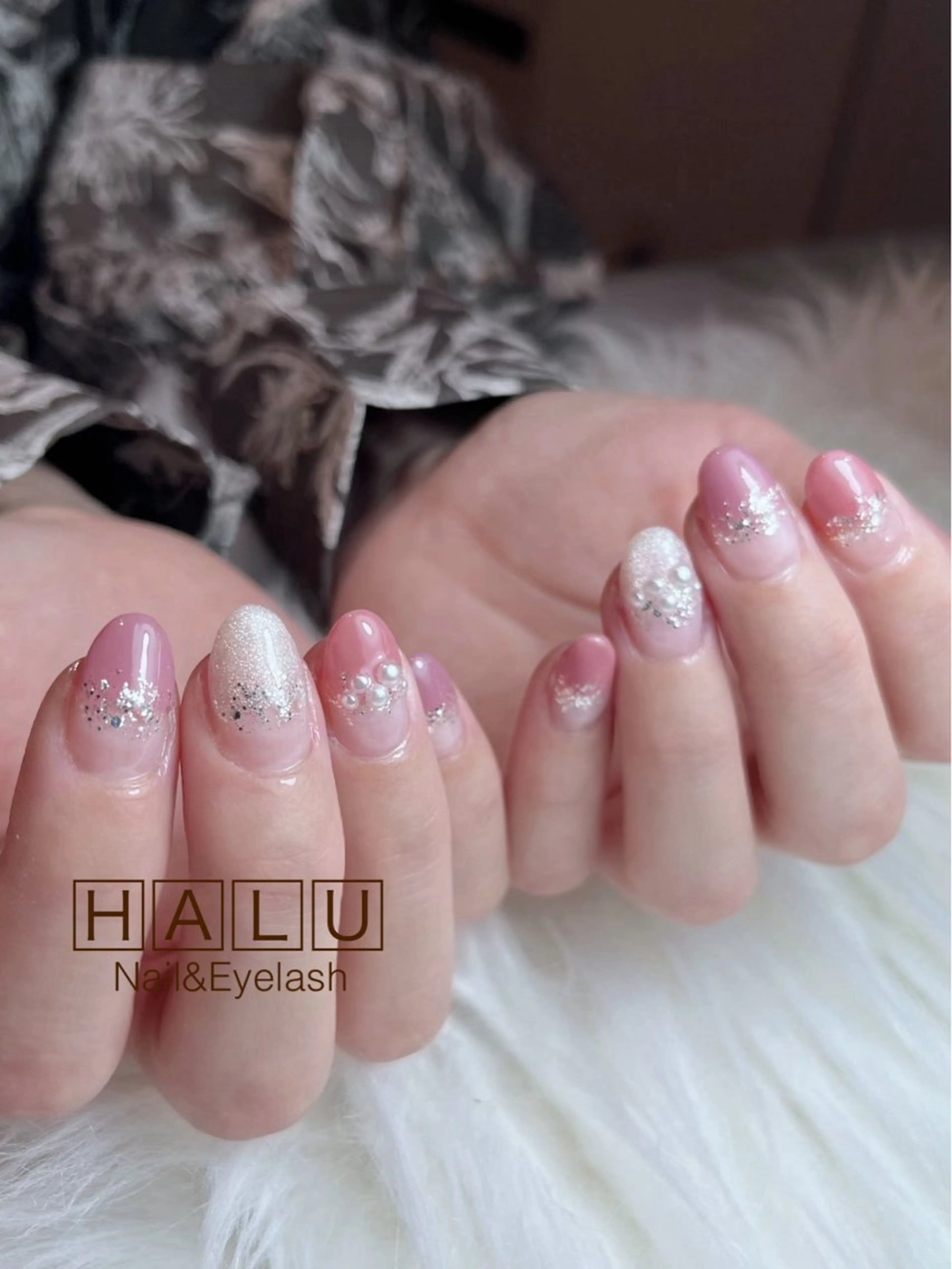 ネイル フレンチネイル 春ネイル HALU ハルのネイルデザイン