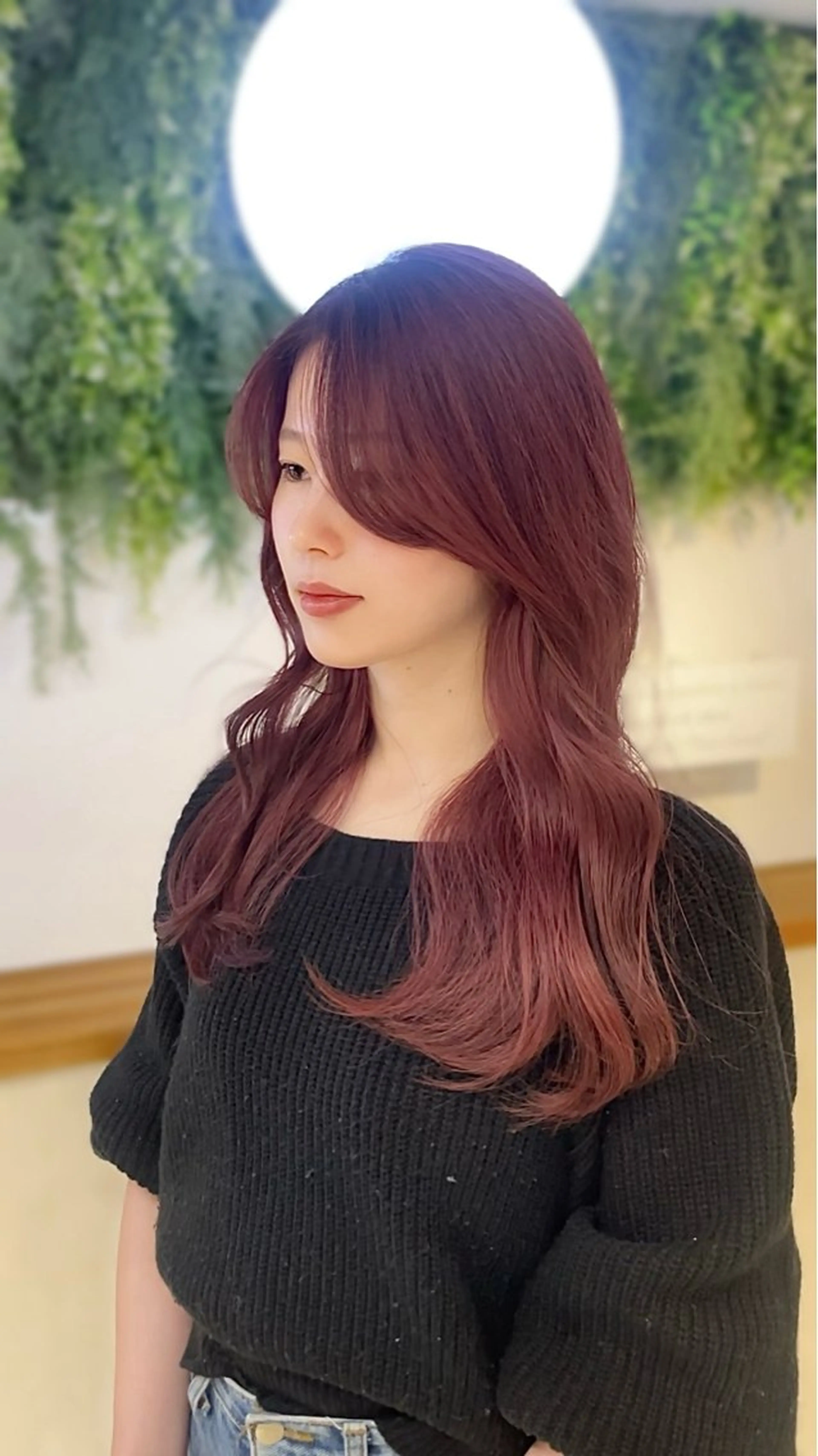 ロング カラー ブリーチ 透明感カラー ダブルカラー ピンクカラー モデル様募集中 /Seina✨️のマツエク・マツパデザイン