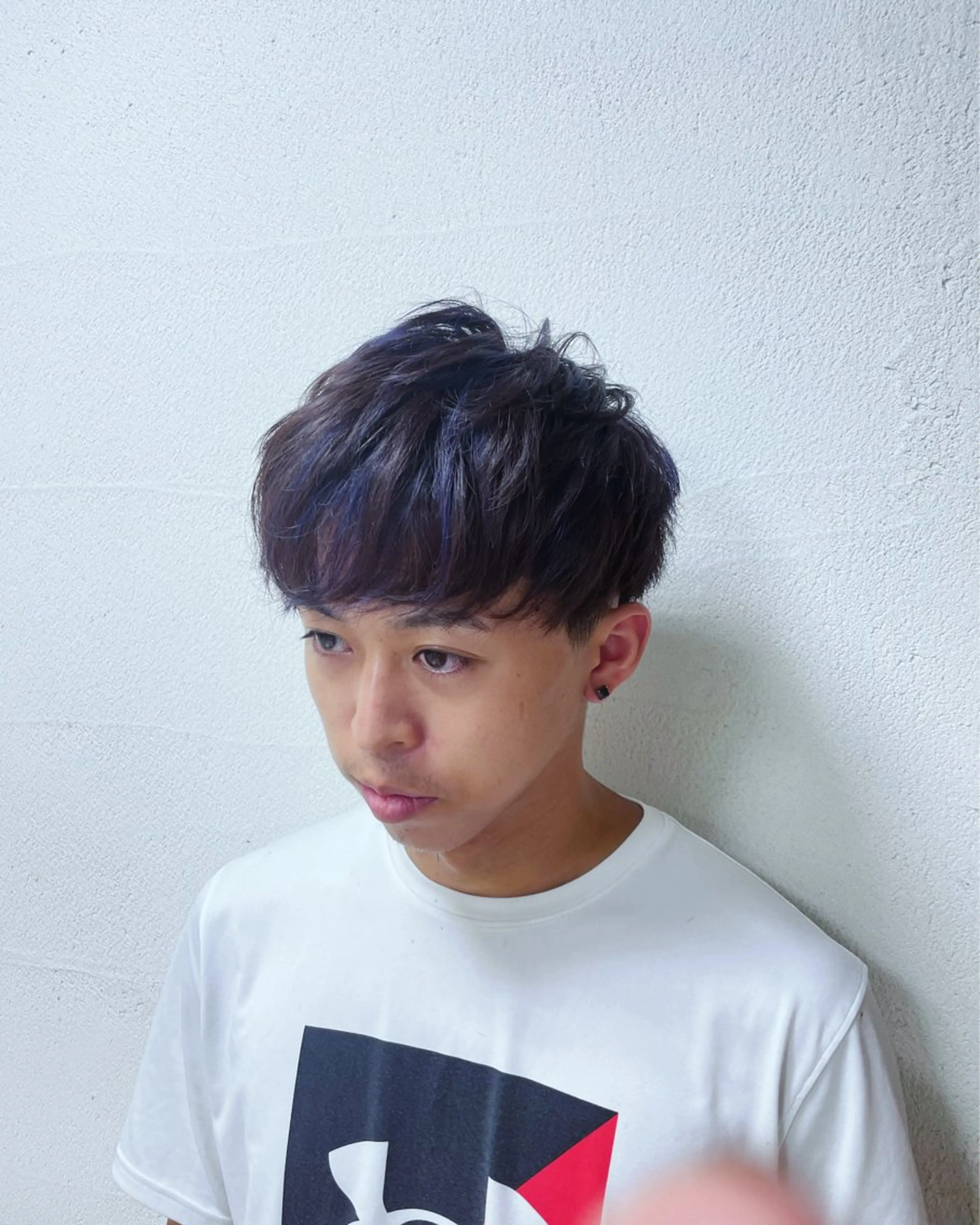 ショート カラー ハイライトカラー ハイライト 藤田 聖矢のヘアスタイル