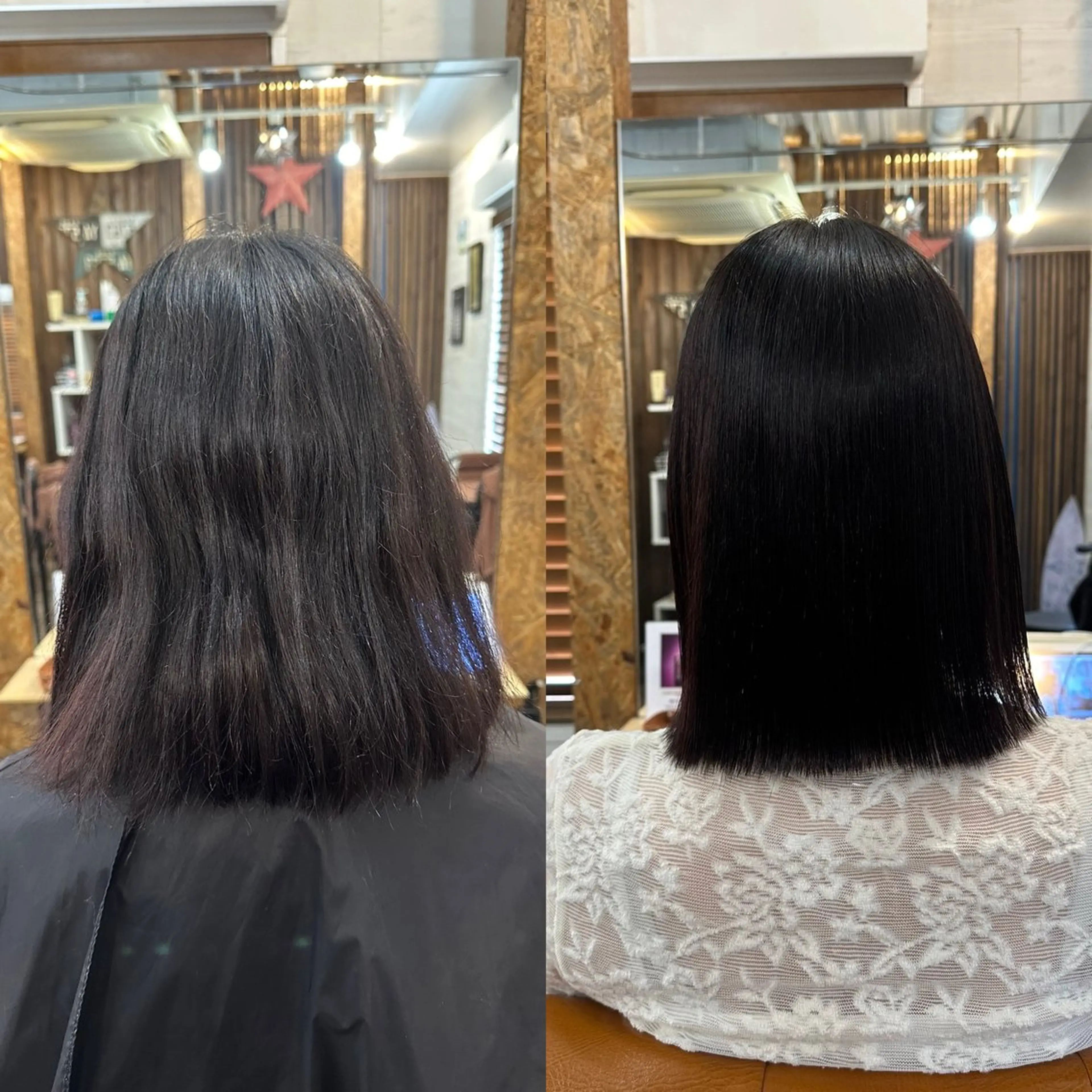 ショート カラー 縮毛矯正 ブリーチ毛対応酸性 ストレート🌈サキのヘアスタイル