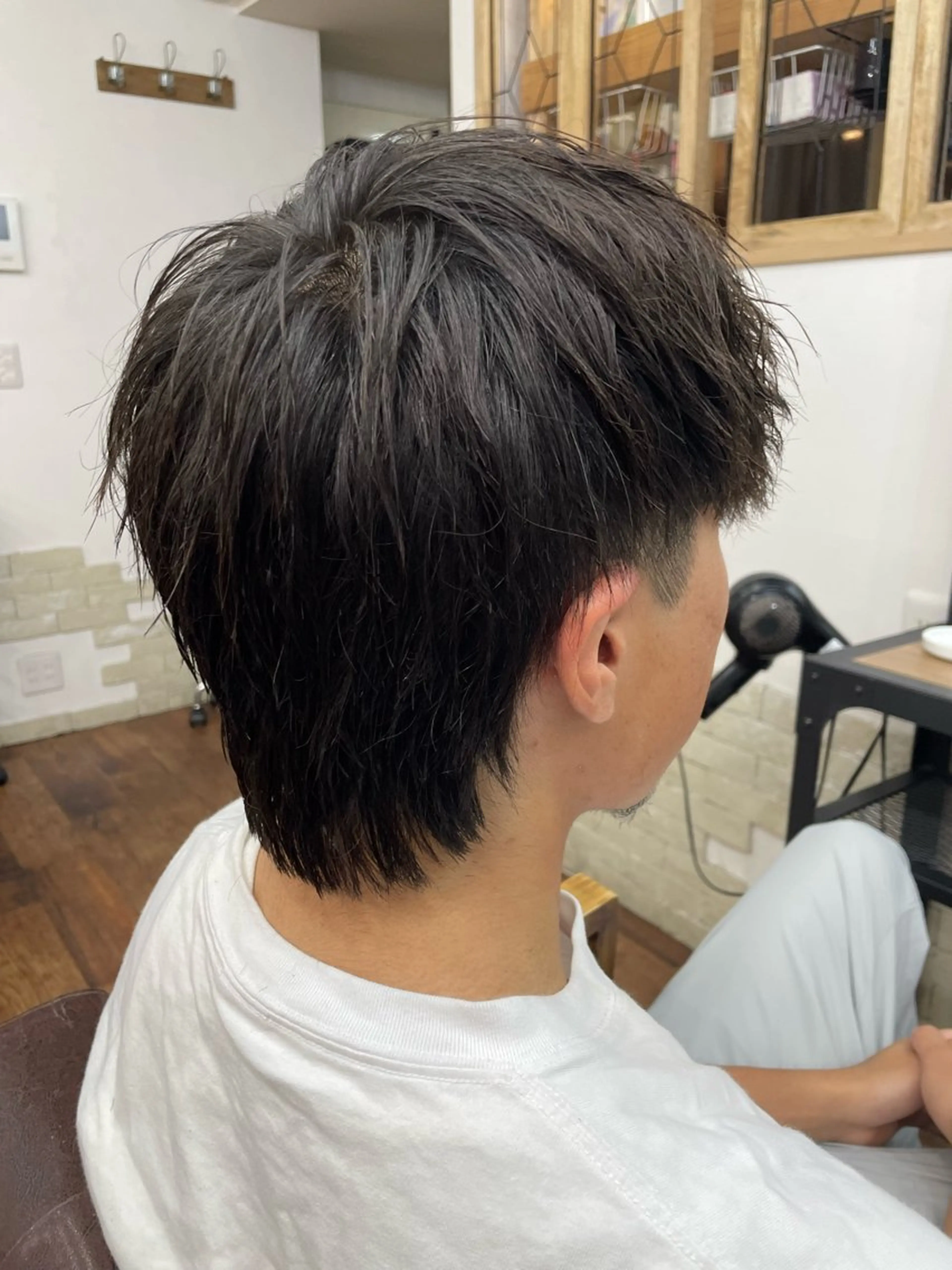 メンズ マッシュウルフ マッシュ メンズウルフカット ウルフカット RITSUKI横浜 メンズ特化😎のヘアスタイル