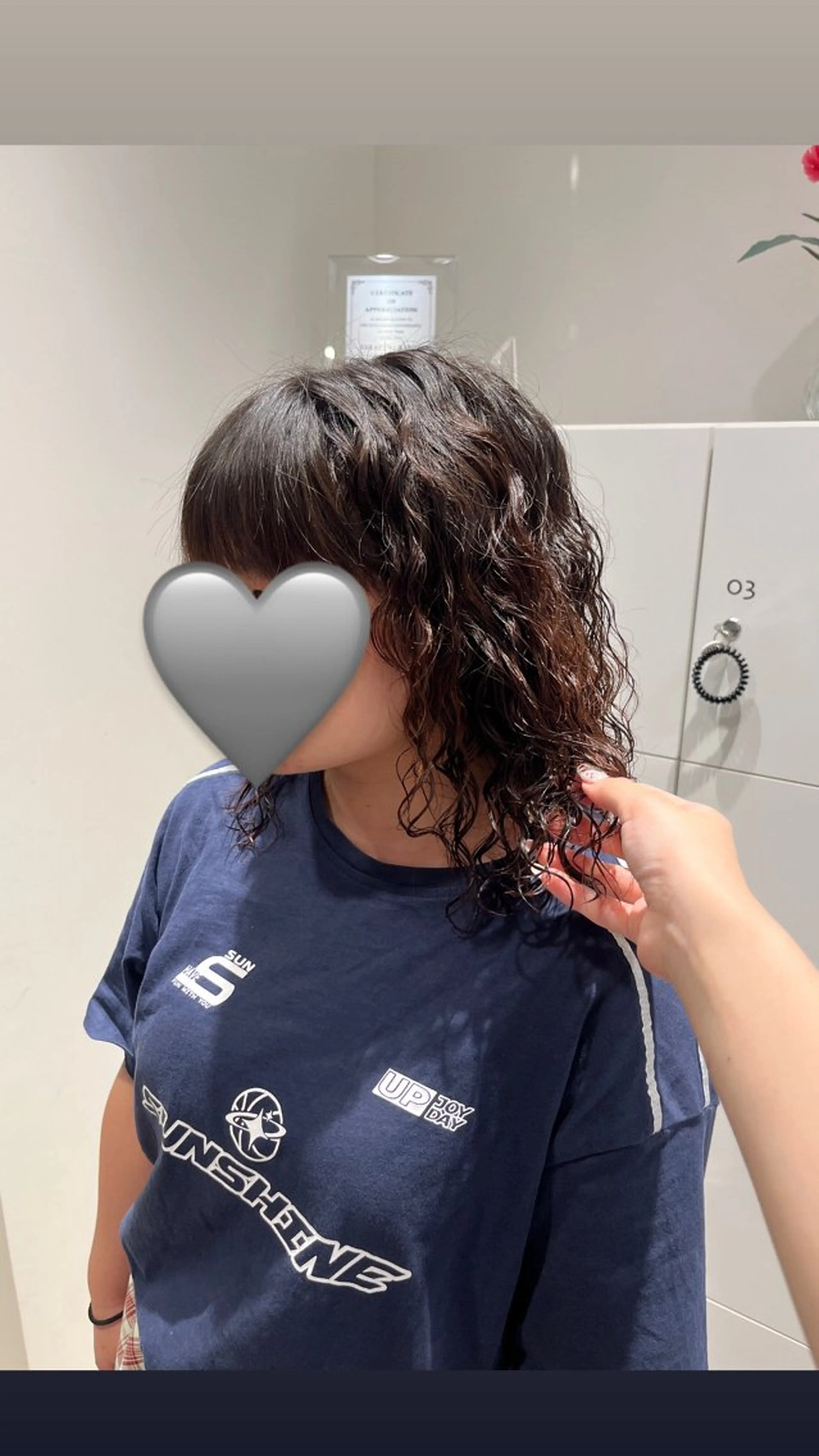 ミディアム パーマ ミディアムパーマ 韓国ヘア🇰🇷/ニ ュアンスパーマ/ヒナのヘアスタイル