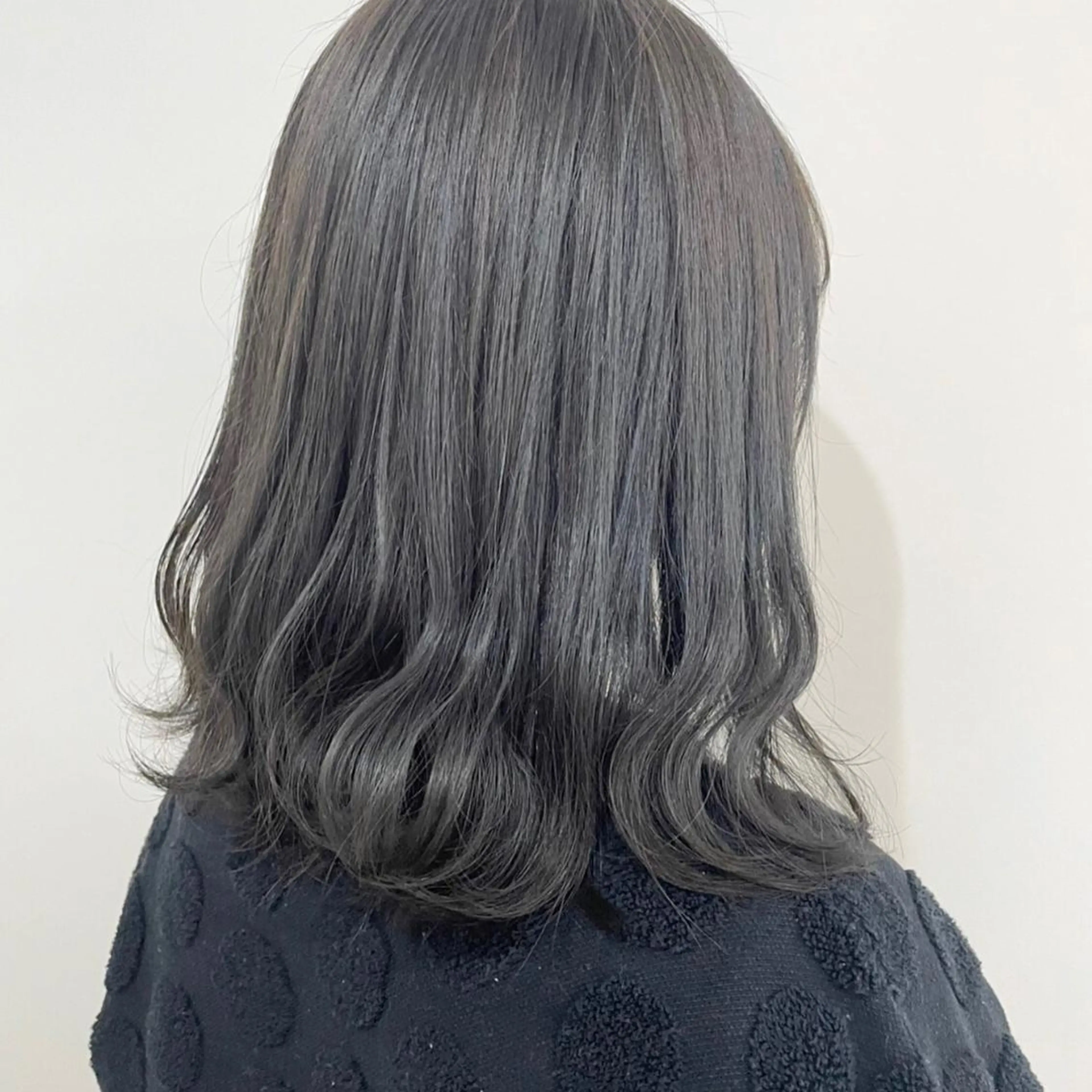 ミディアム カラー お洒落パーマ/ 艶カラー/michiのヘアスタイル