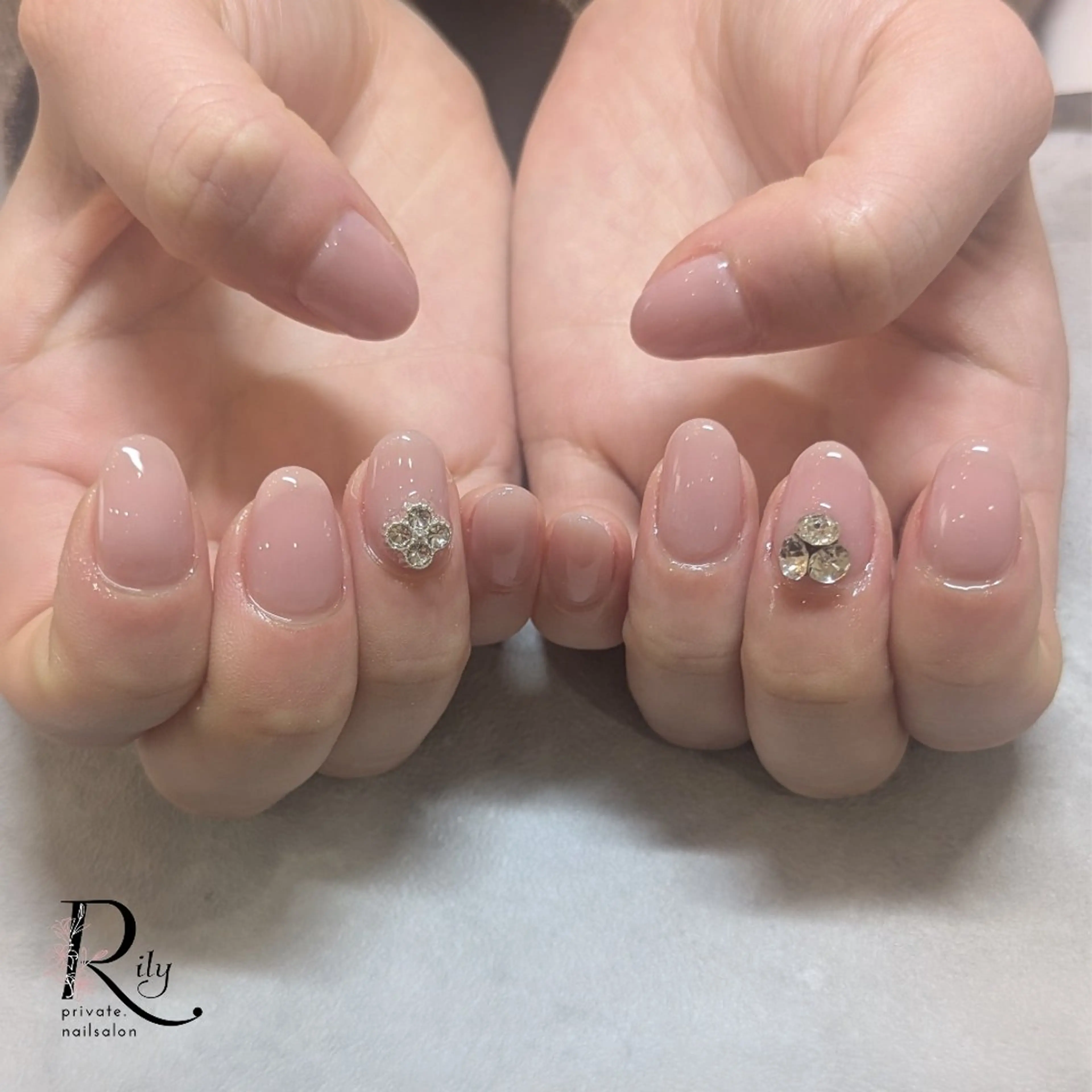 ネイル アートネイル ワンカラーネイル ハンドネイル nailsalon Rilyのネイルデザイン