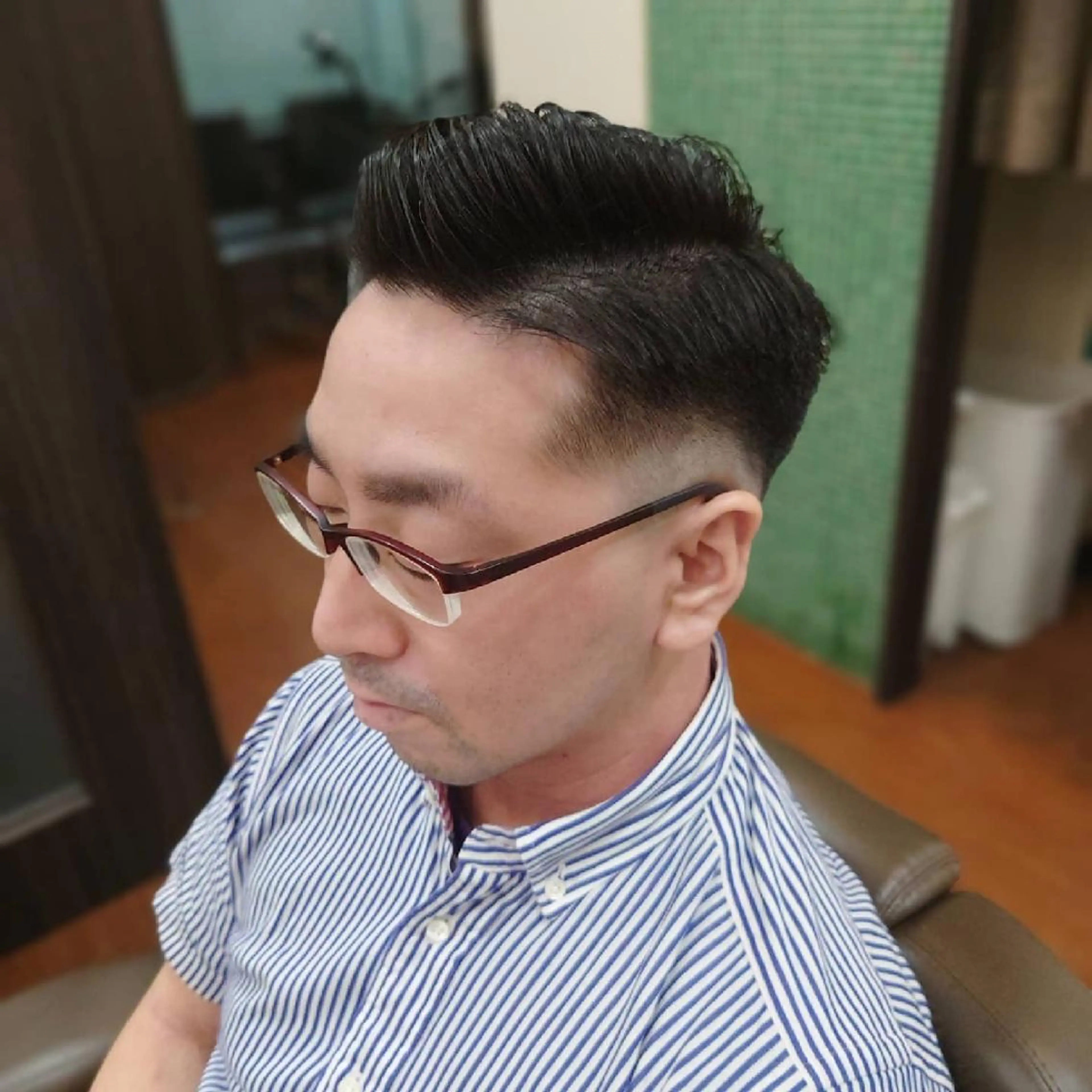 ショート アイブロウ カット from…所属・BARBER/ 髪質改善/南慎也のヘアスタイル