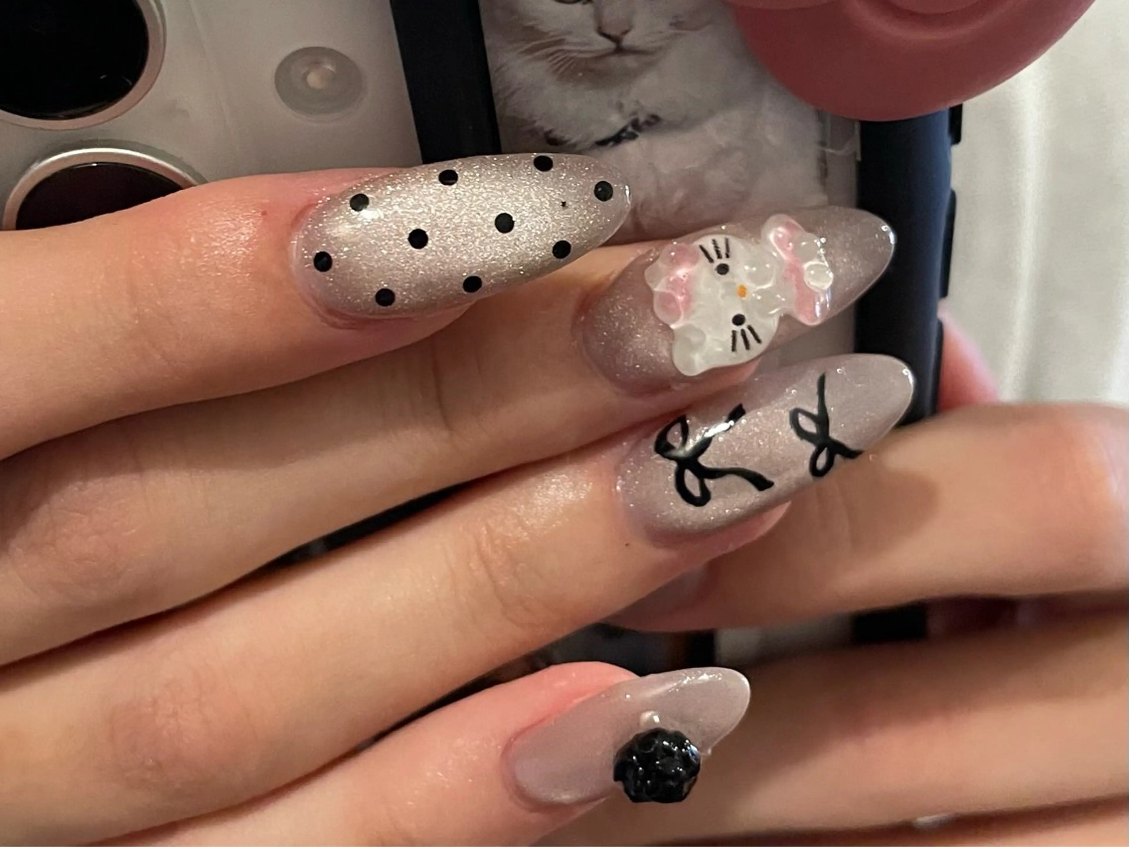 ネイル 長さ出し ハンドネイル shion .のネイルデザイン