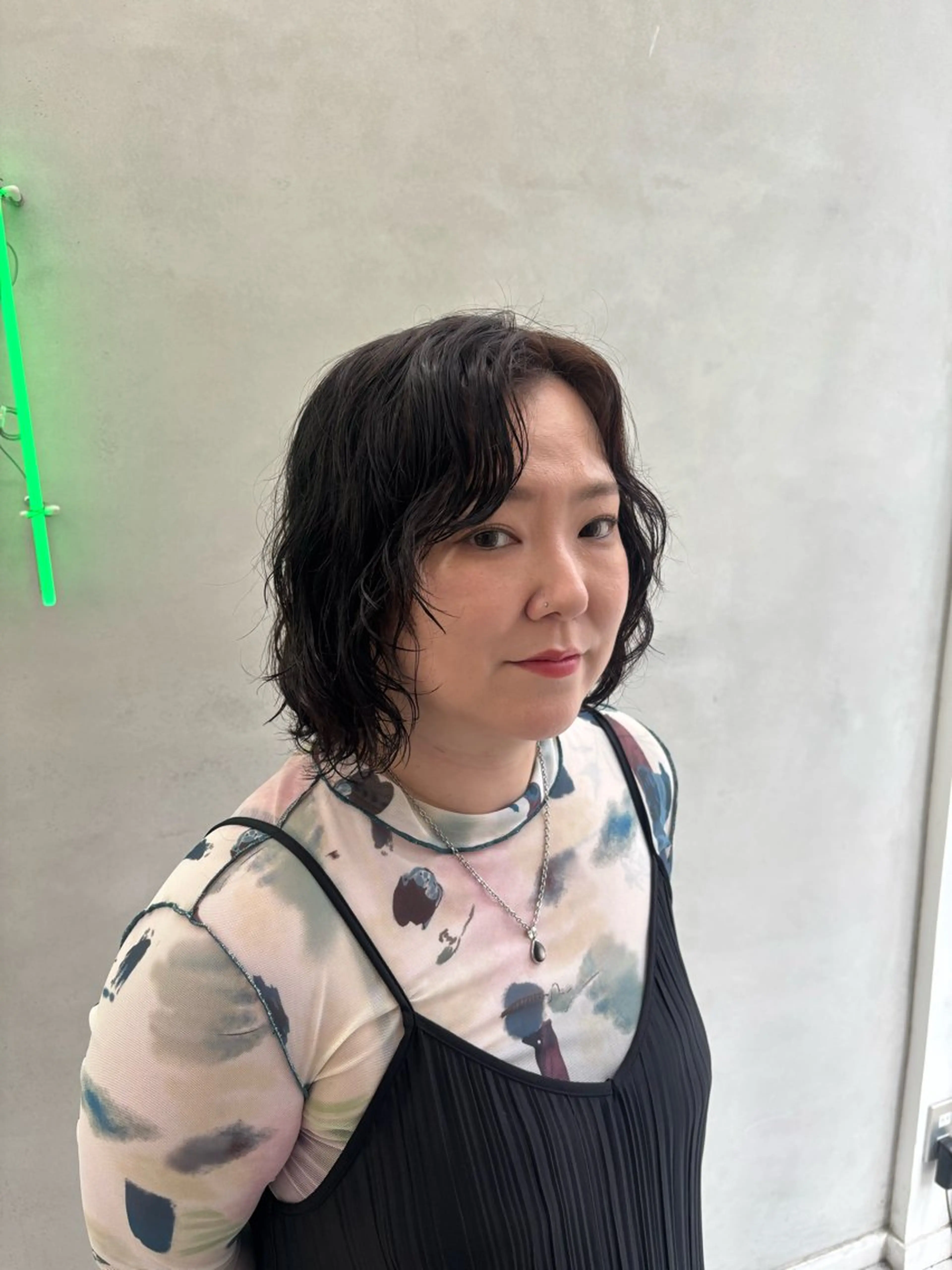 ショート パーマ カット パーマ 中田 渚のヘアスタイル