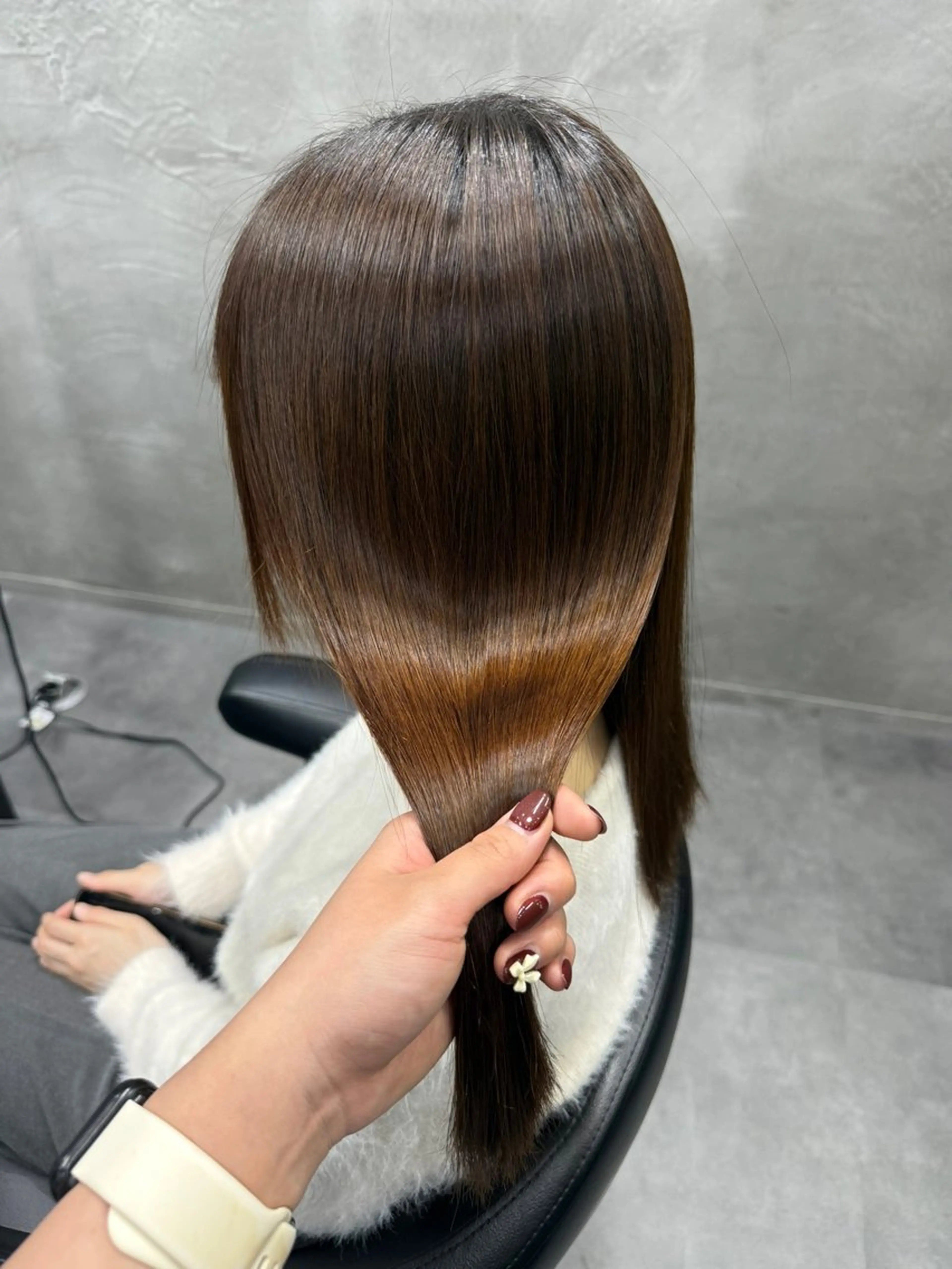 セミロング パーマ maco /カラー・縮毛矯正のヘアスタイル