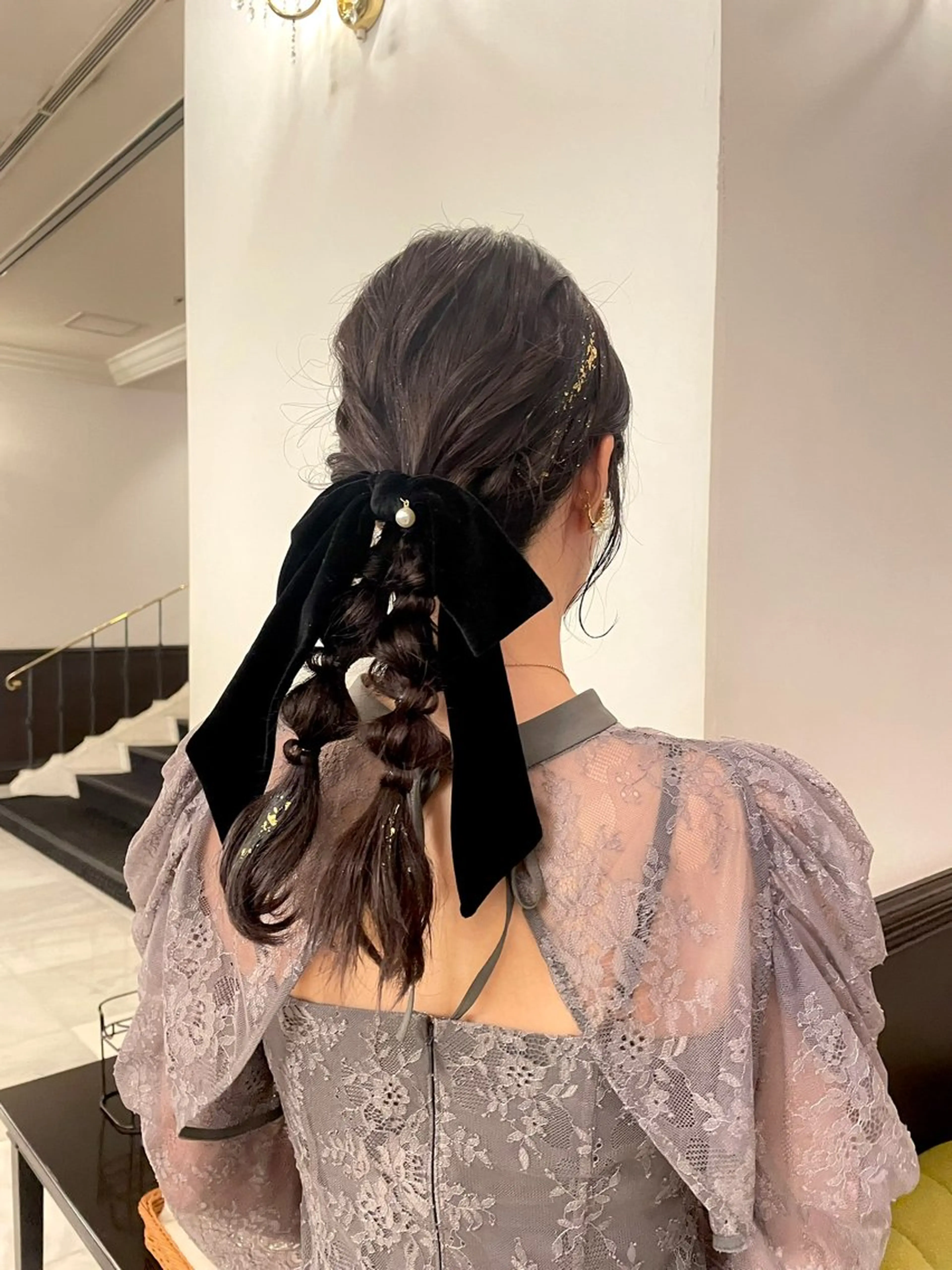 ヘアアレンジ ヘアセット VISAGE ba.sk 金子詩帆のヘアスタイル