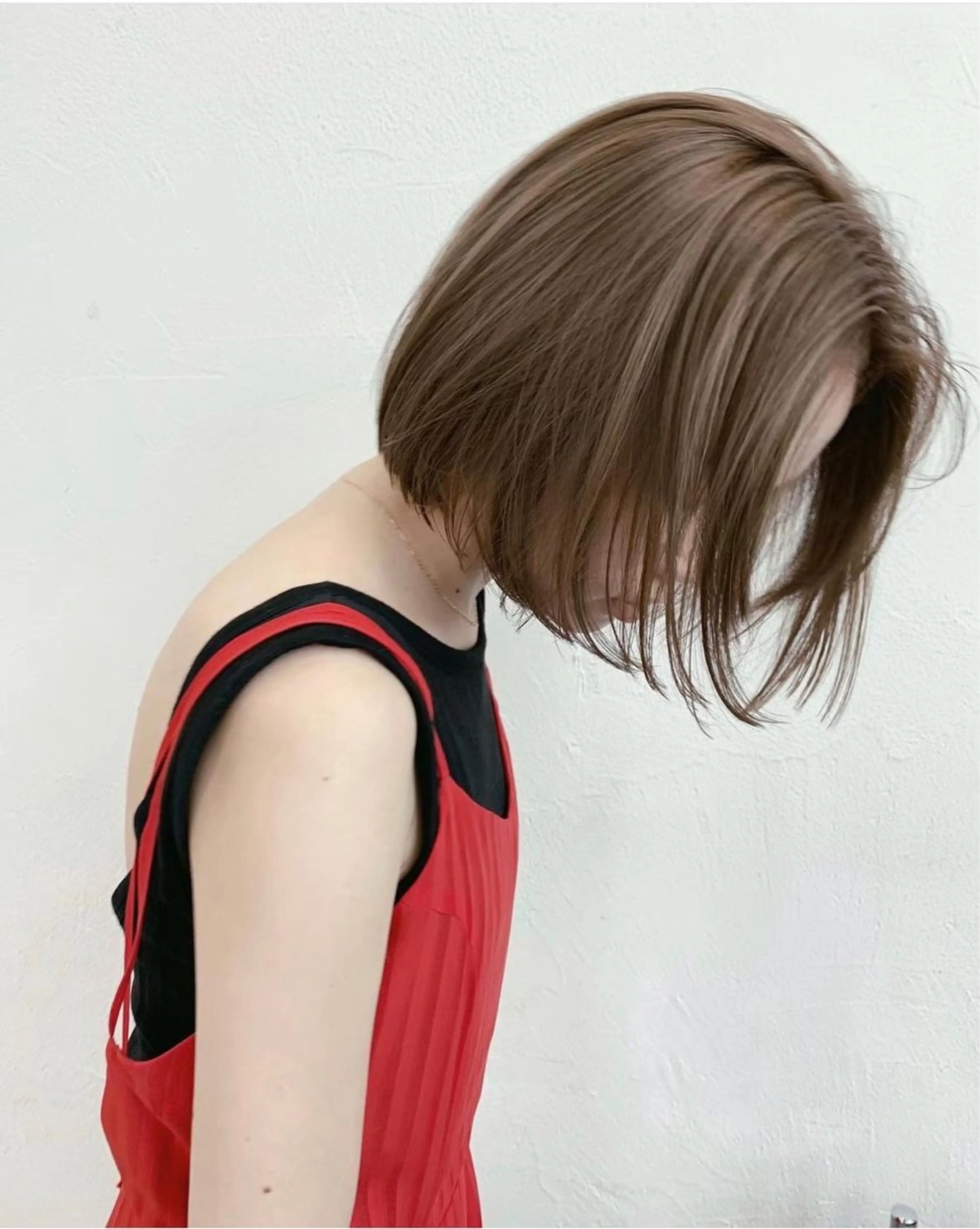 ミディアム パーマ ミディアムパーマ ボブ 🧸艶々韓国ヘア 🧁mizunaのヘアスタイル