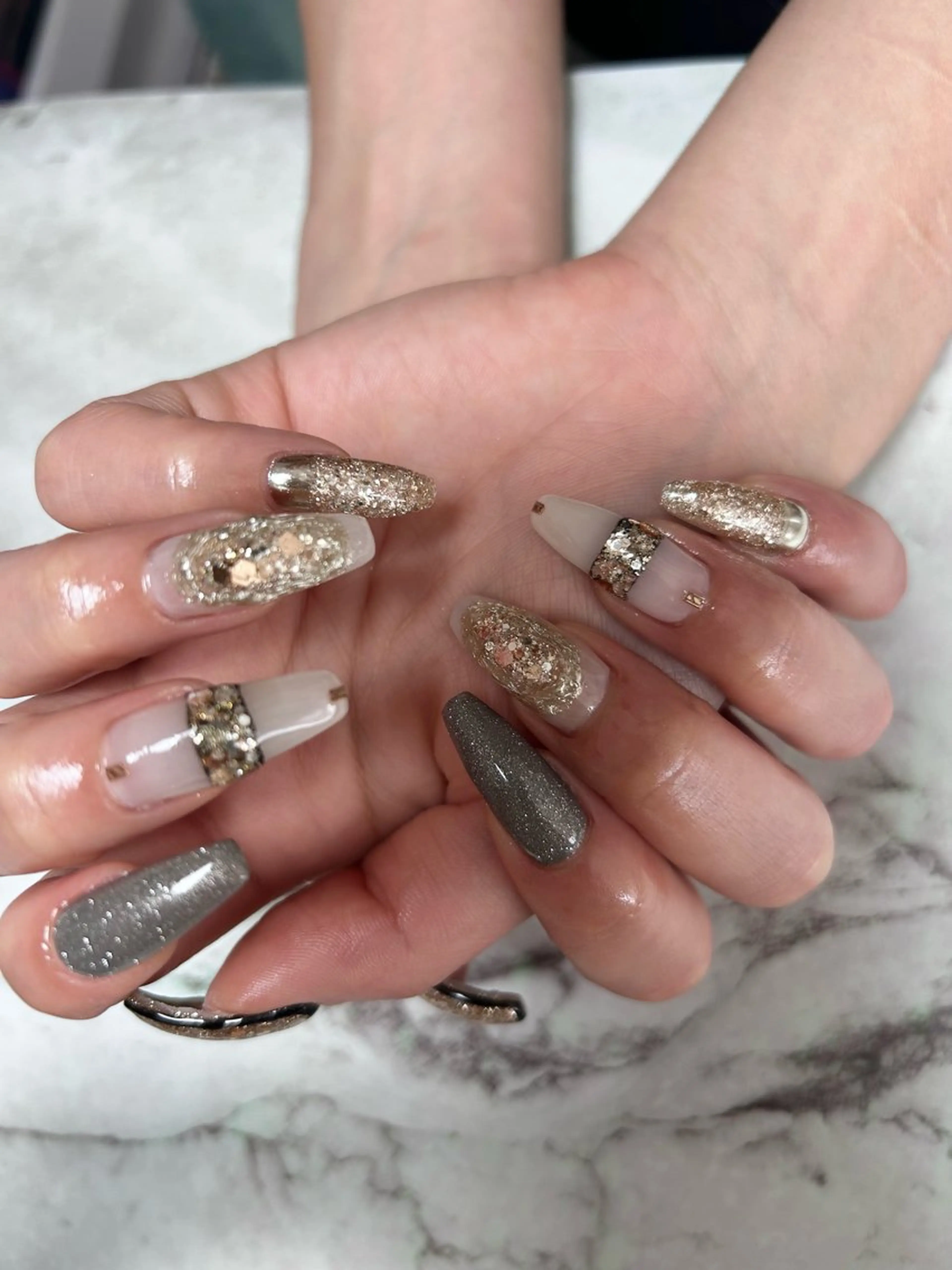 ネイル ハンドネイル フットネイル TESORO nailのネイルデザイン