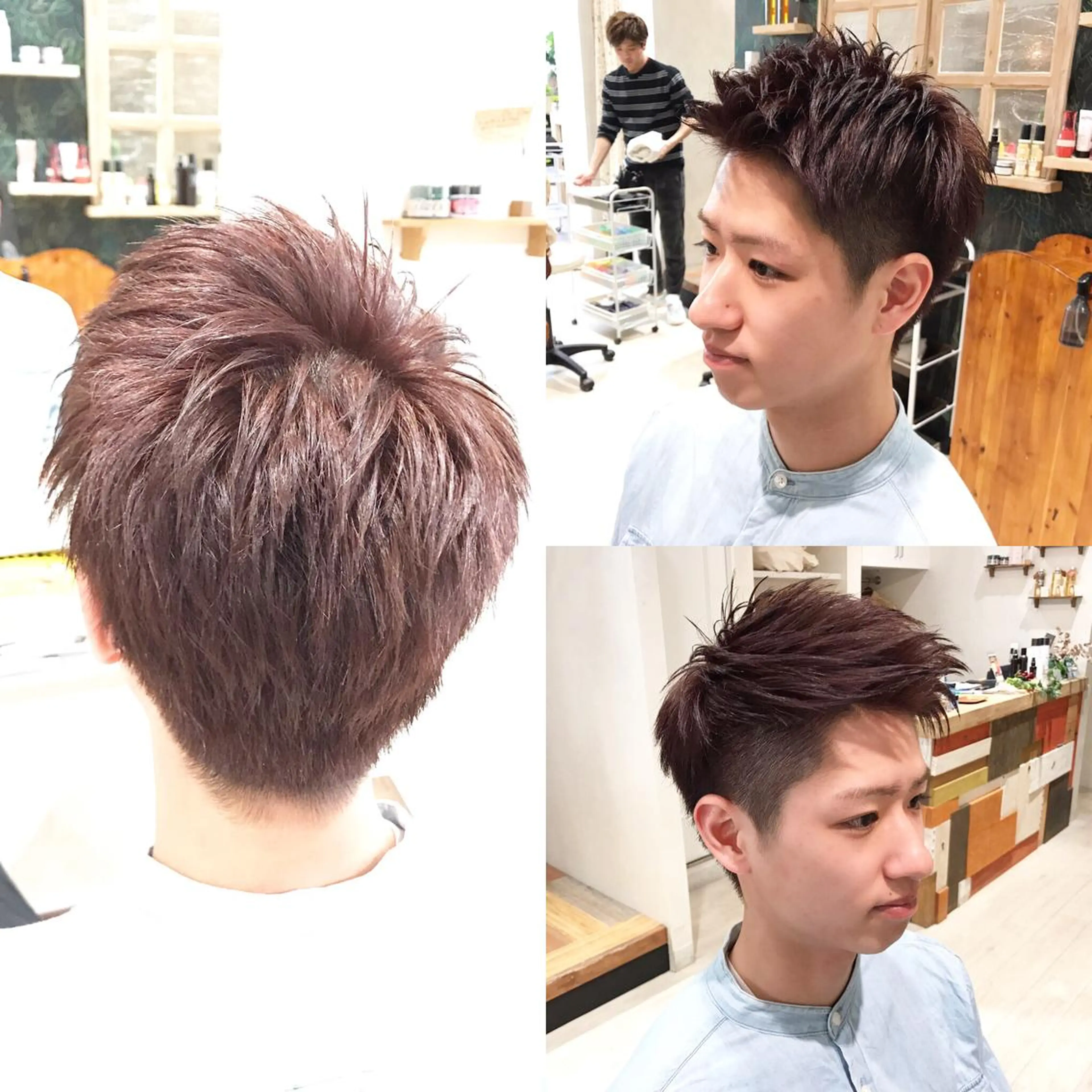 ショート メンズ ツーブロック メンズ指名多数!! SiLO 田島のヘアスタイル