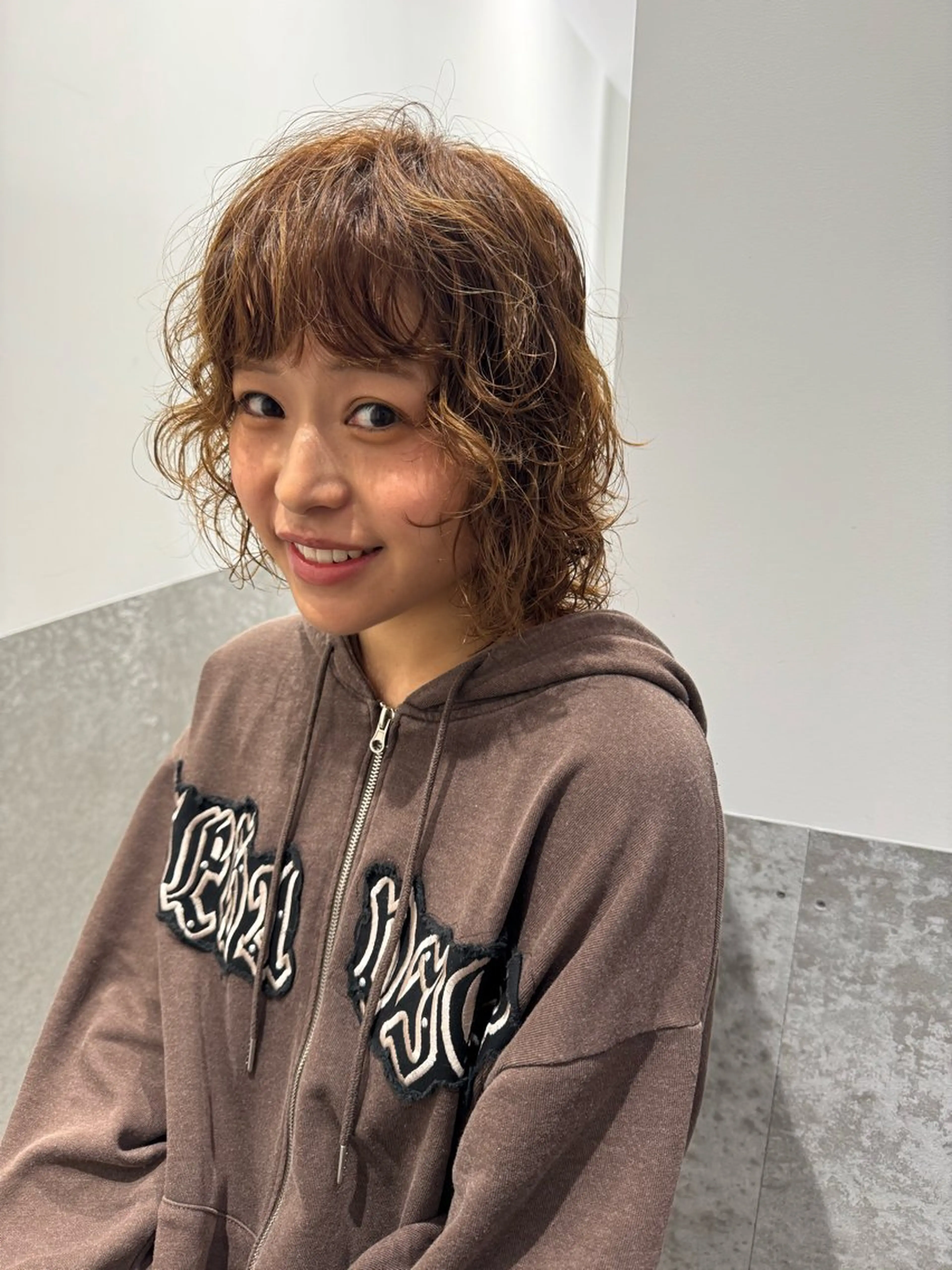 ショート パーマ カット パーマ トリートメント センスをお届けします 大谷将生infpのヘアスタイル