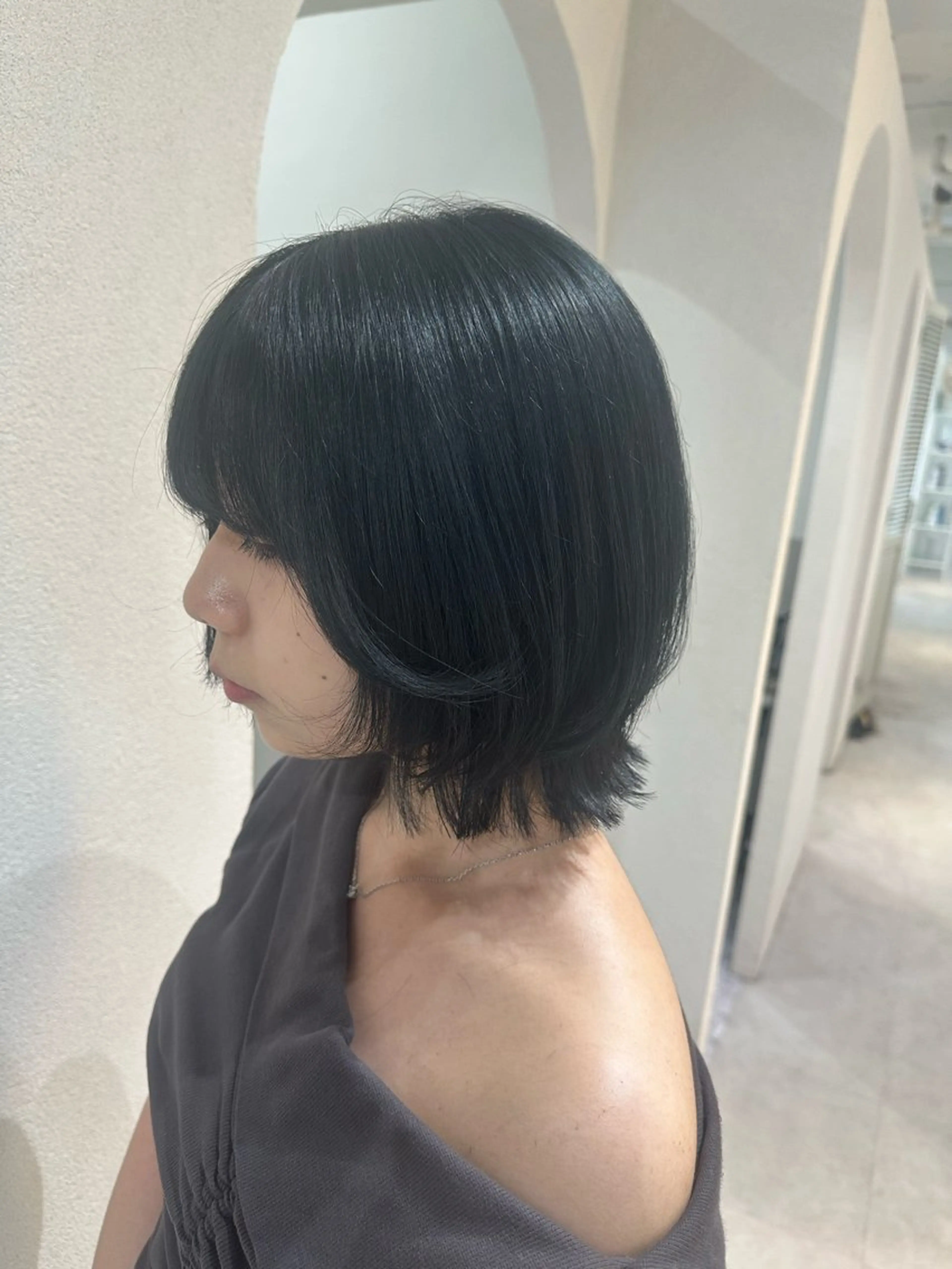 ミディアム カラー カット ヘアカラー トリートメント 🪞個室サロン/韓国 艶髪/keito🪞のヘアスタイル