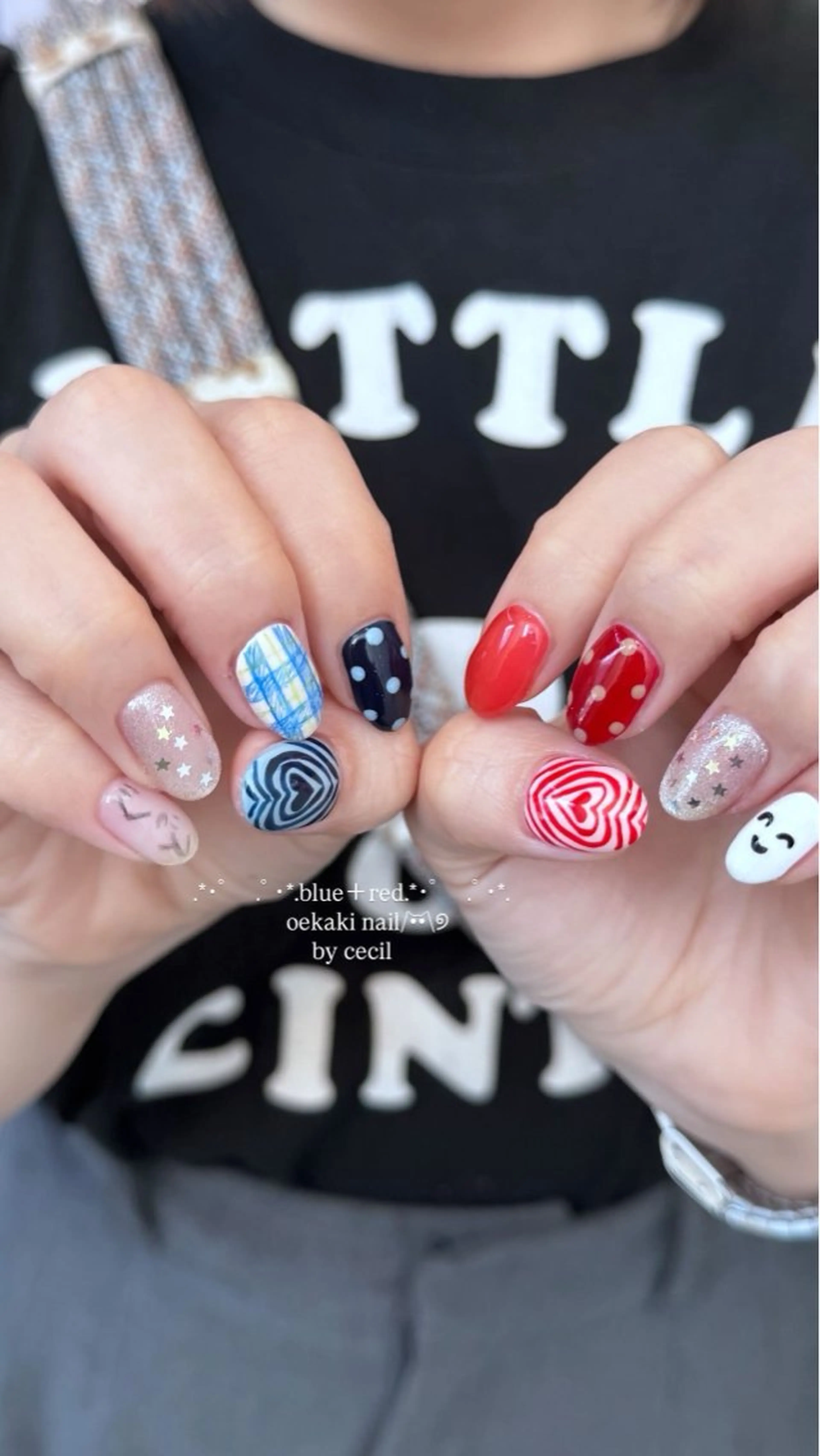ネイル フレンチネイル 韓国ネイル マグネットネイル メンズネイル ニュアンスネイル ハンドネイル GRANDE大須 Cecil💜のネイルデザイン
