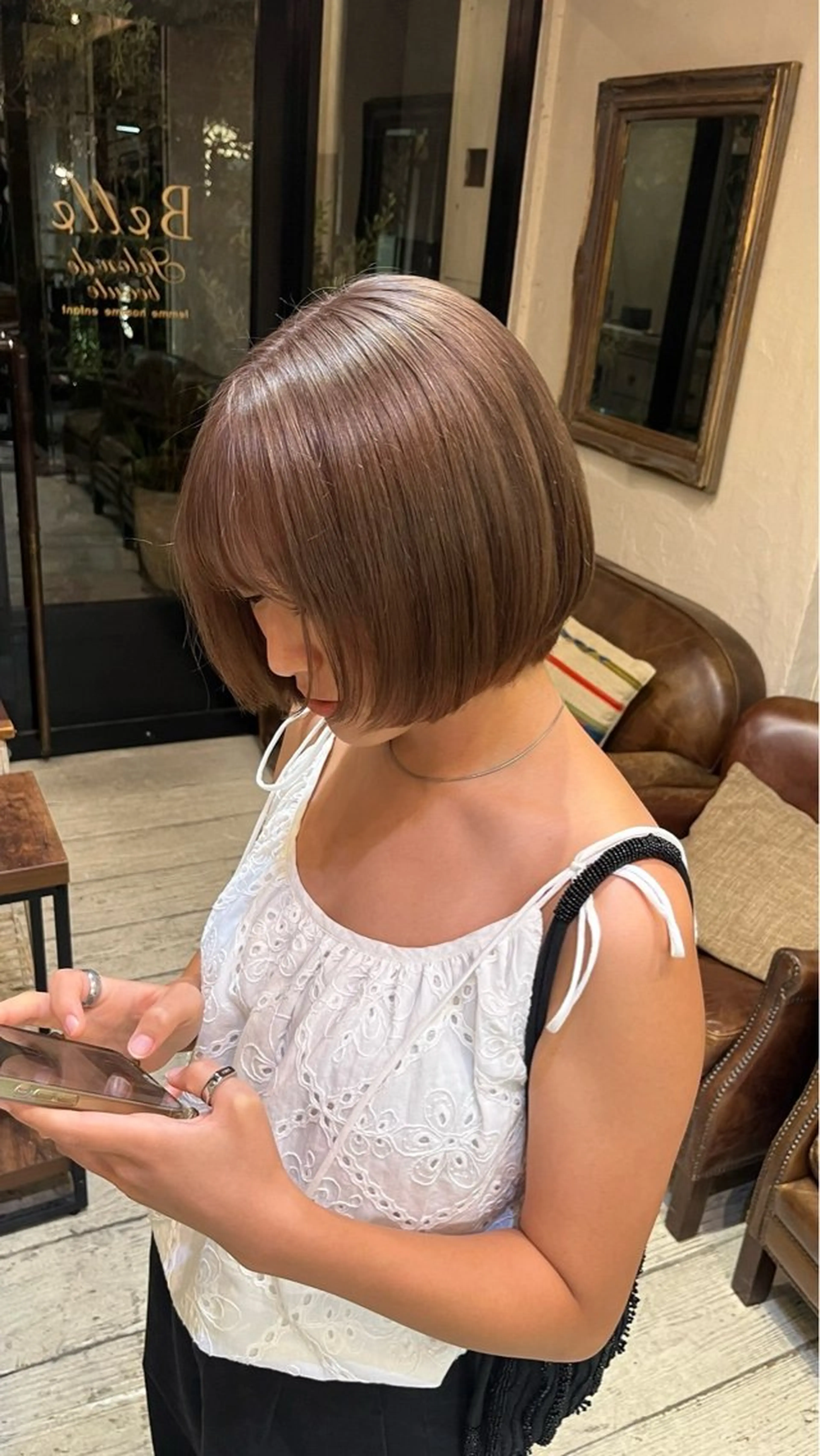 カラー hidetora ／レディースショートのヘアスタイル