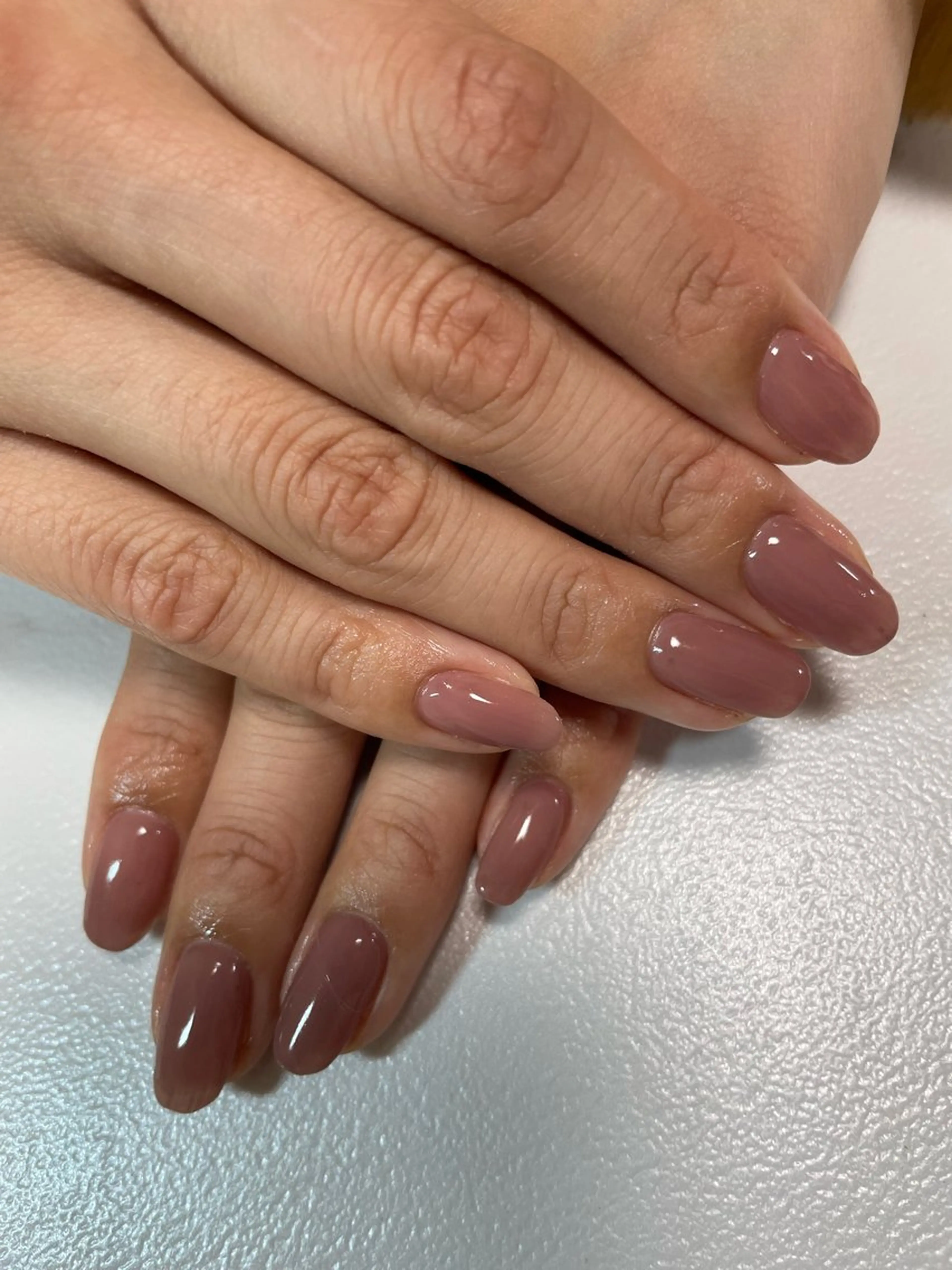 ネイル ワンカラーネイル ハンドネイル 眉とネイルのお店 Leaf🌿津田沼の眉毛・アイブロウイメージ