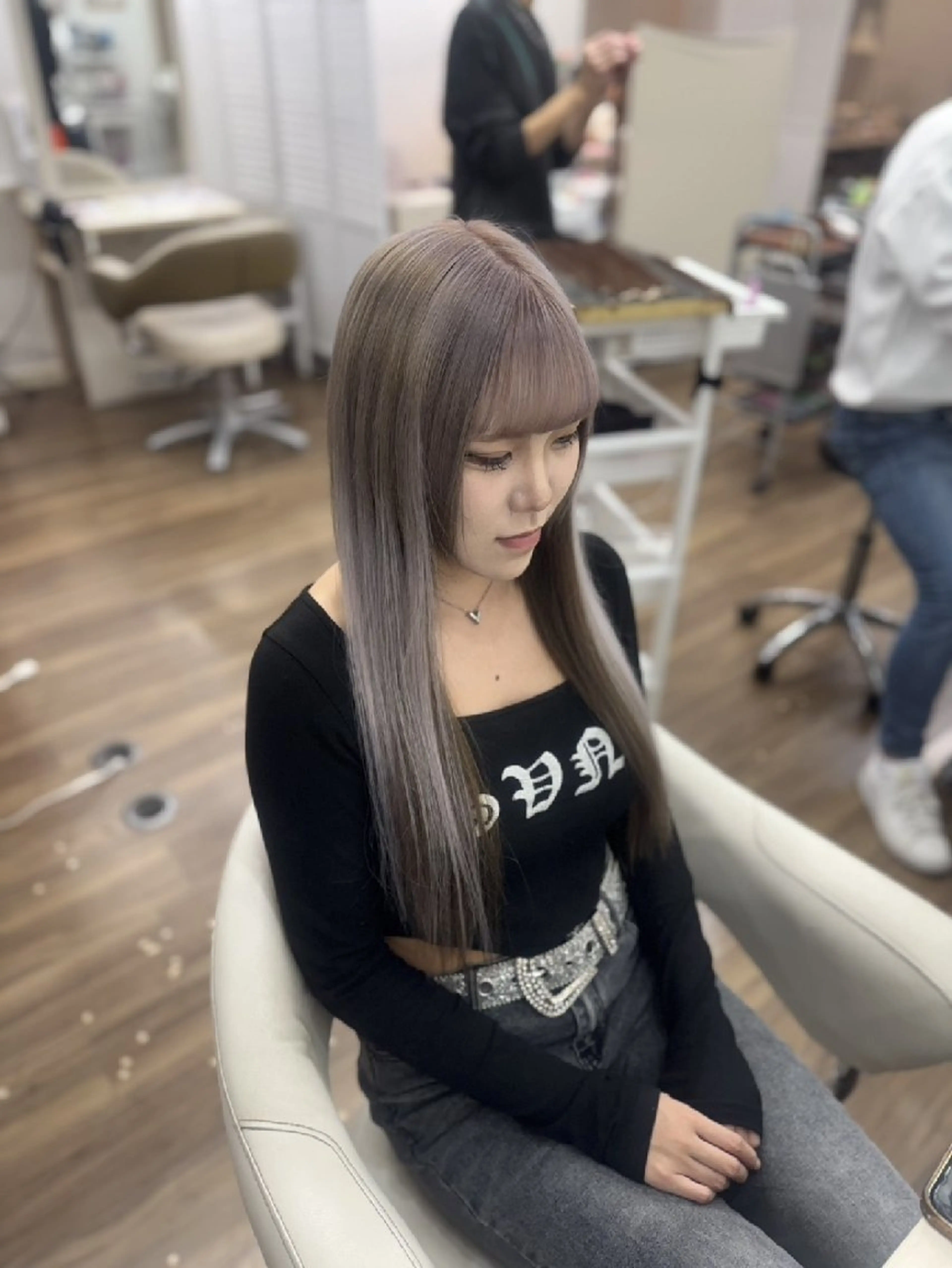 カラー ロング エクステ ヘアカラー トリートメント エクステ GLOSS❤︎ Harunaのヘアスタイル