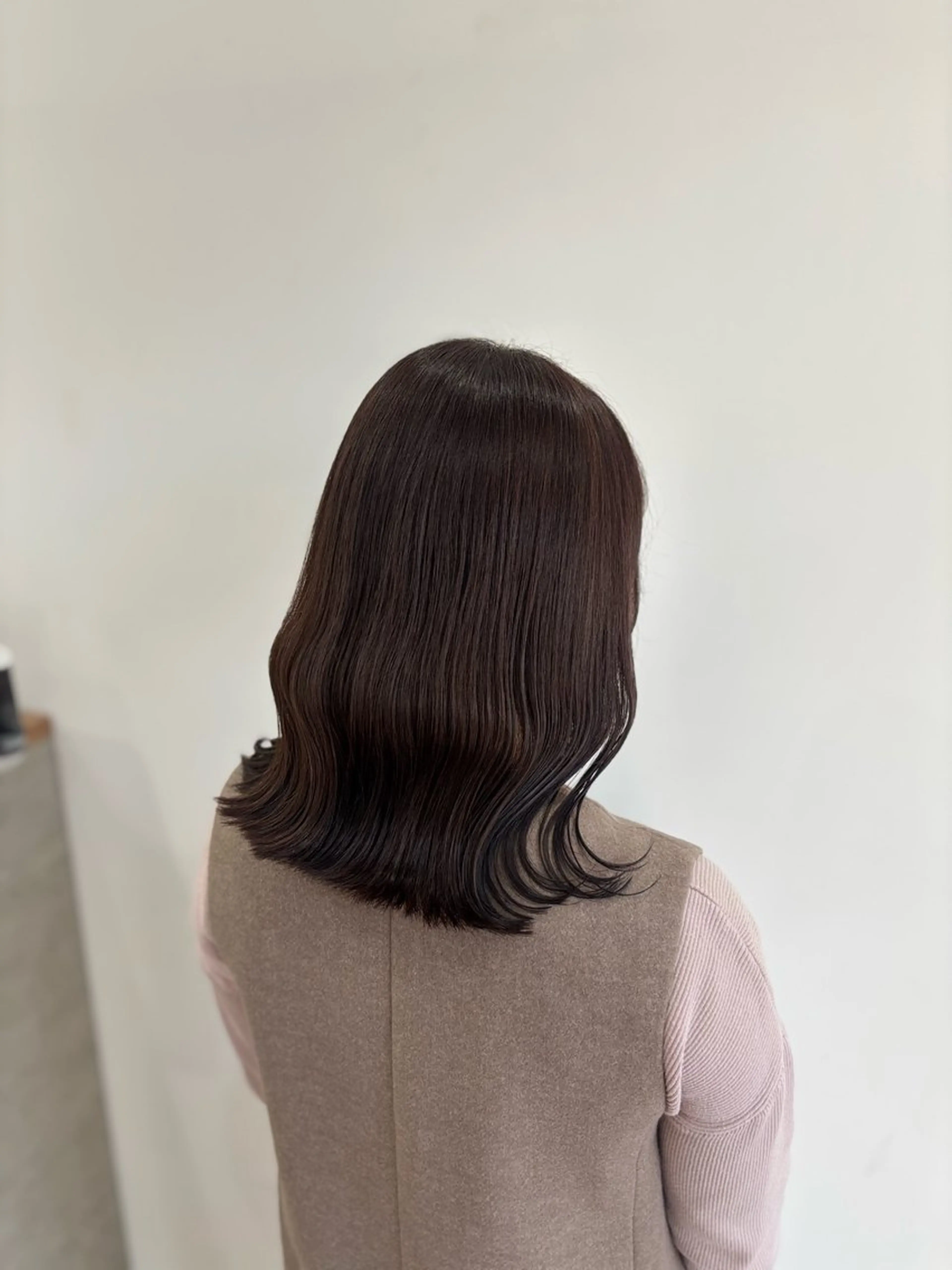 セミロング カット ヘアカラー トリートメント little 小濱彰太のヘアスタイル