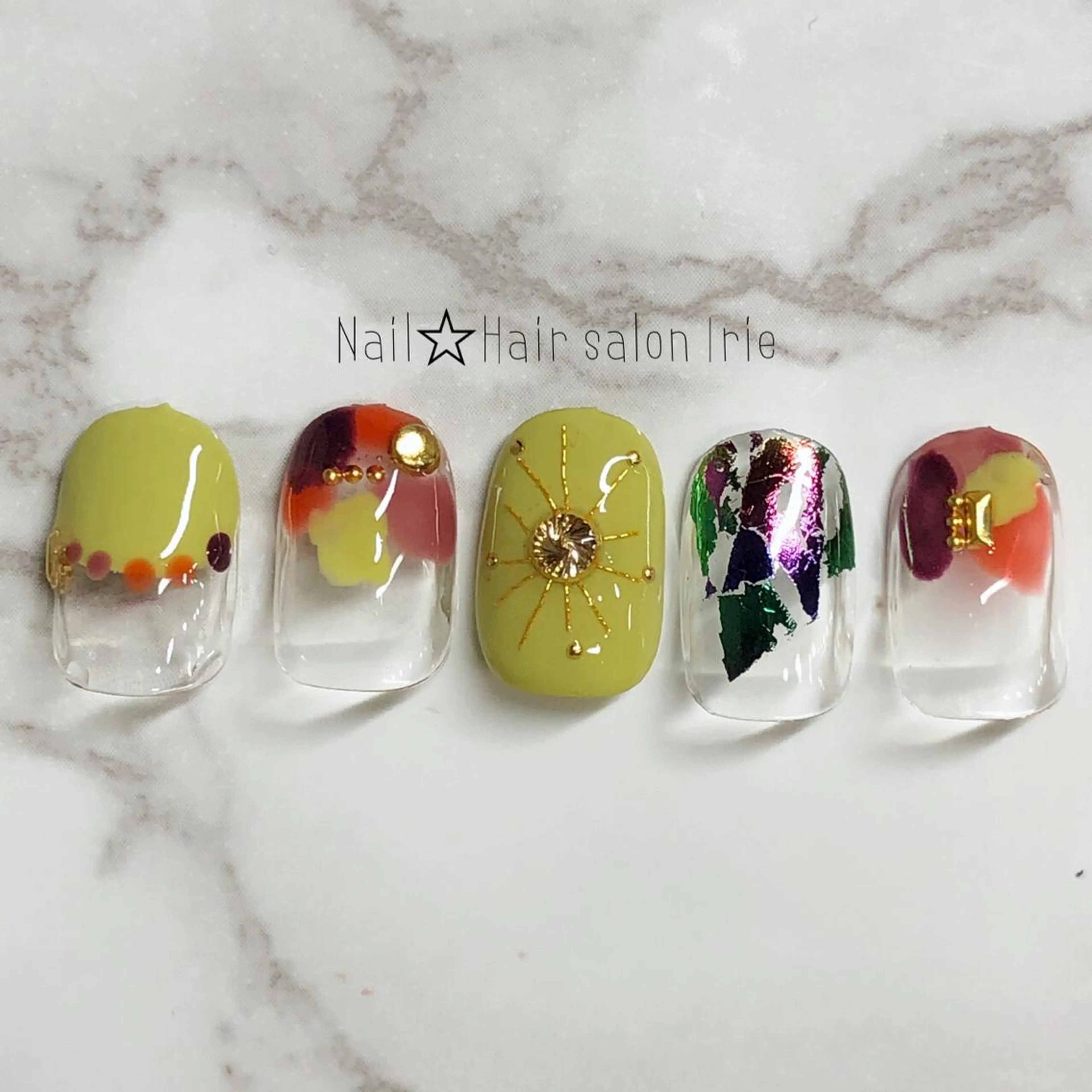 ネイル ハンドネイル Hair salon Irie所属・與儀 知佳のネイルデザイン