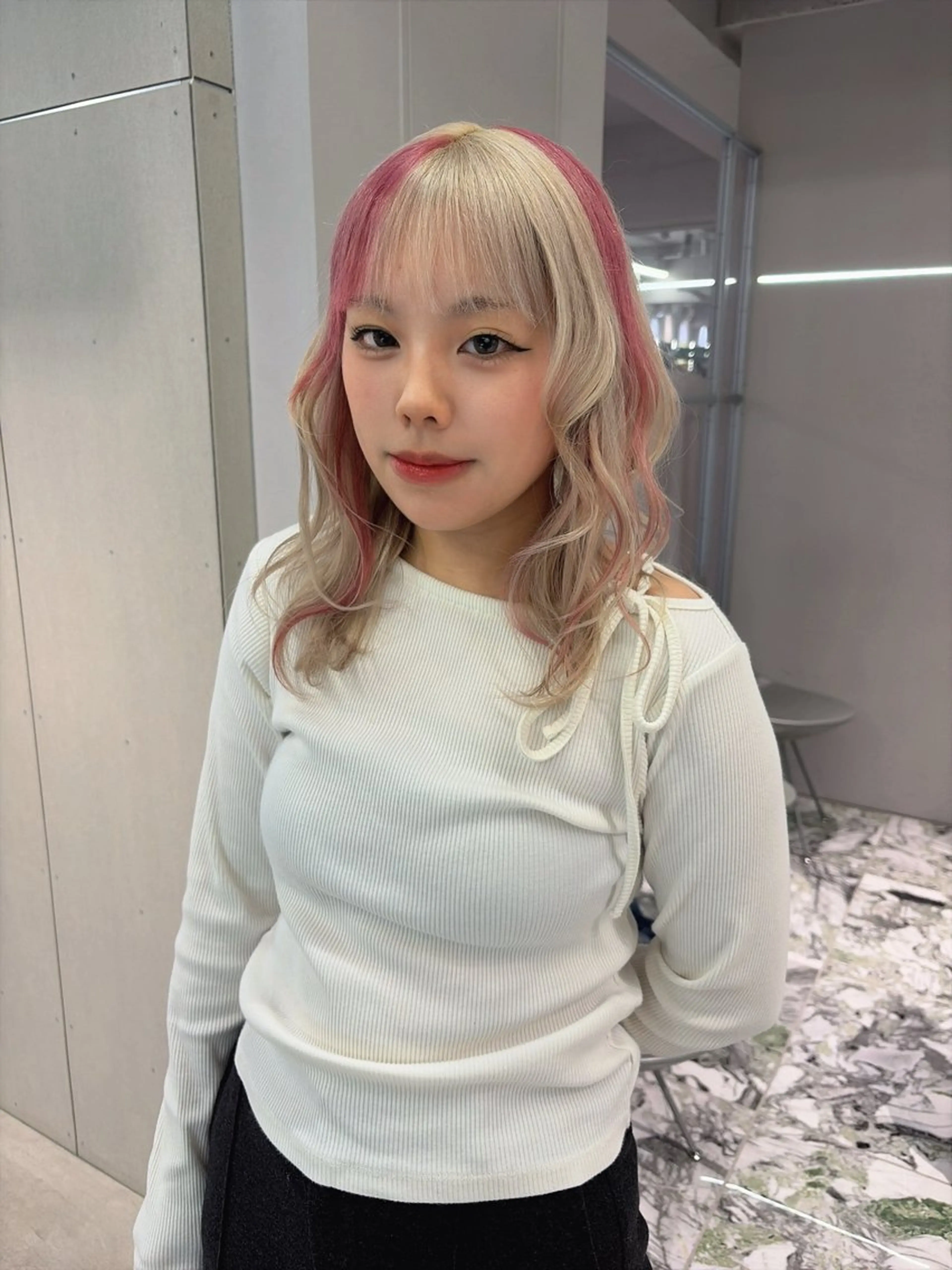 カラー デザインカラー GEM/ hinanaのヘアスタイル