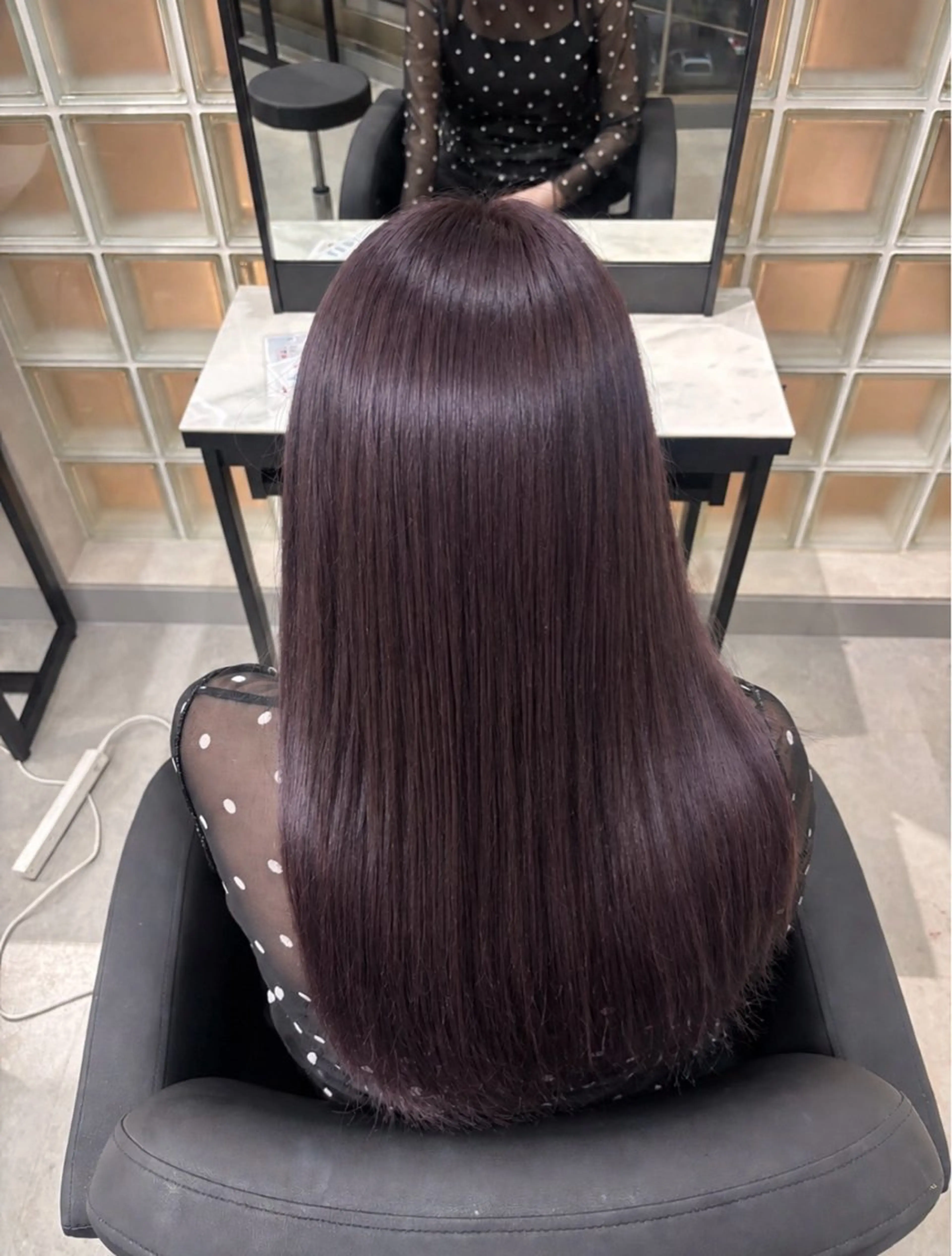 ロング ヘアカラー トリートメント GiseL小倉 Azumi🎀🤍のヘアスタイル