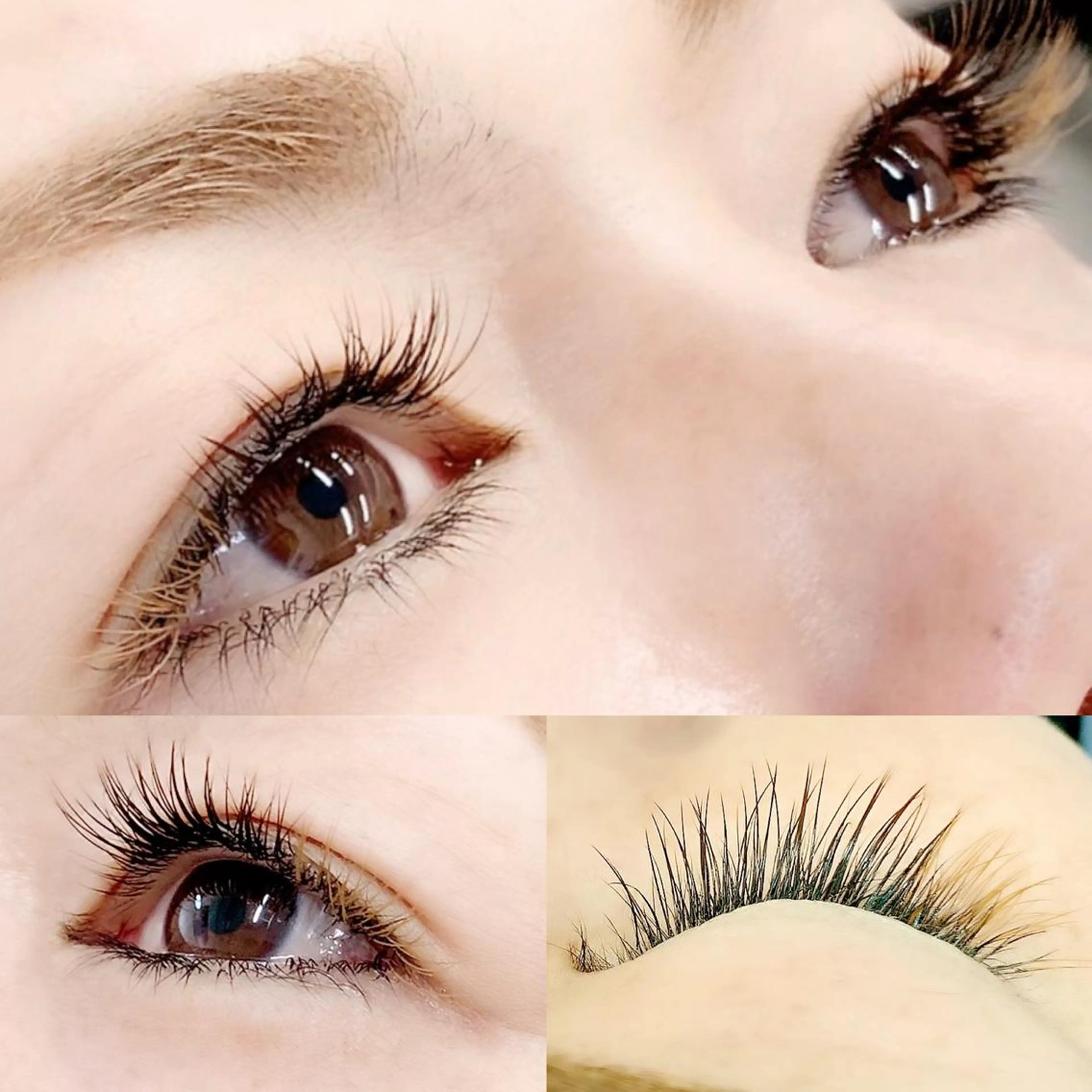 マツエク・マツパ カラーマツエク Jカール セーブル FIRSTCLASS Airiのマツエク・マツパデザイン