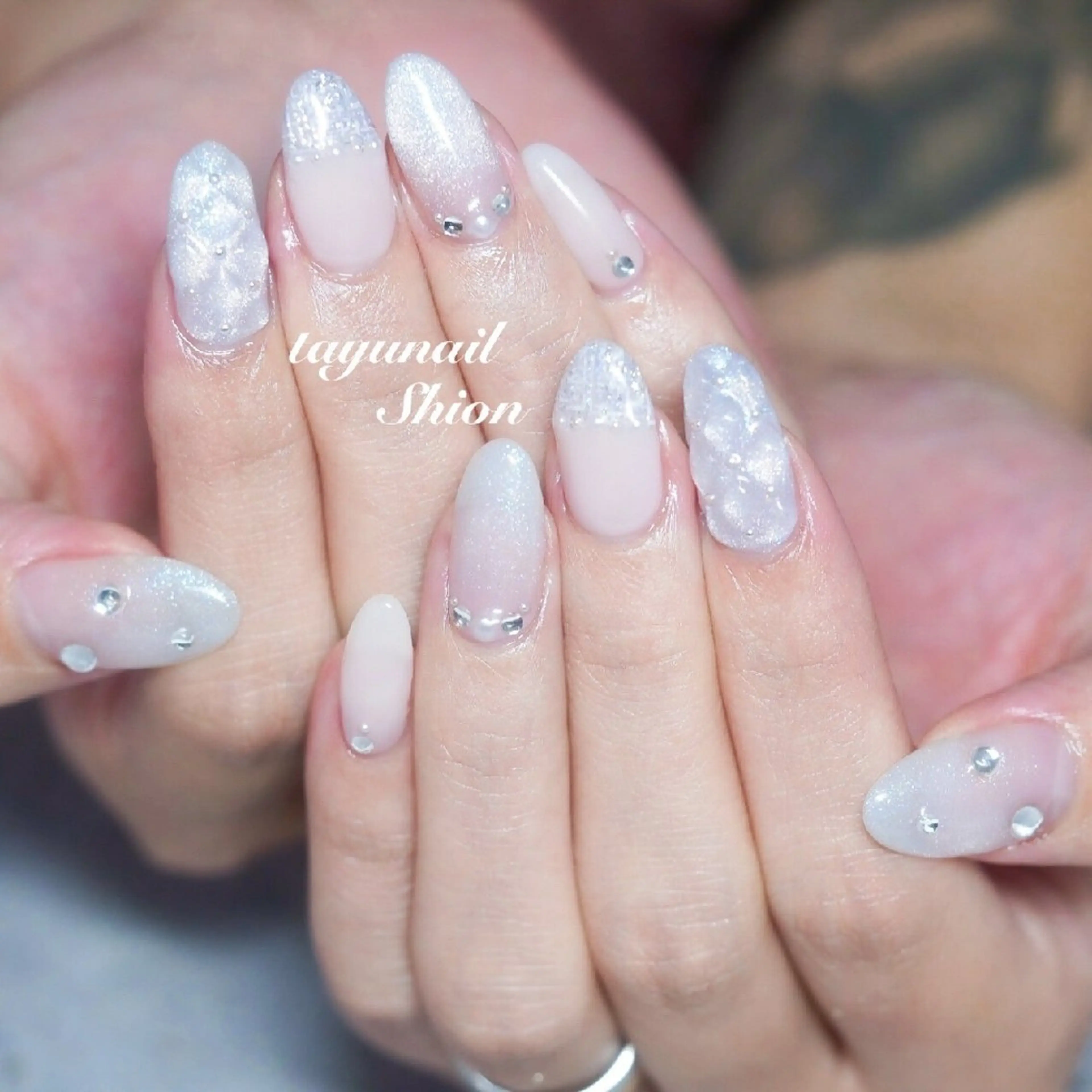 ネイル アートネイル ジェルネイル キラキラネイル パラジェル ぷっくりネイル ネイルサロン・ネイルスクール たゆnail所属・ネイルサロン 【たゆnail】のネイルデザイン