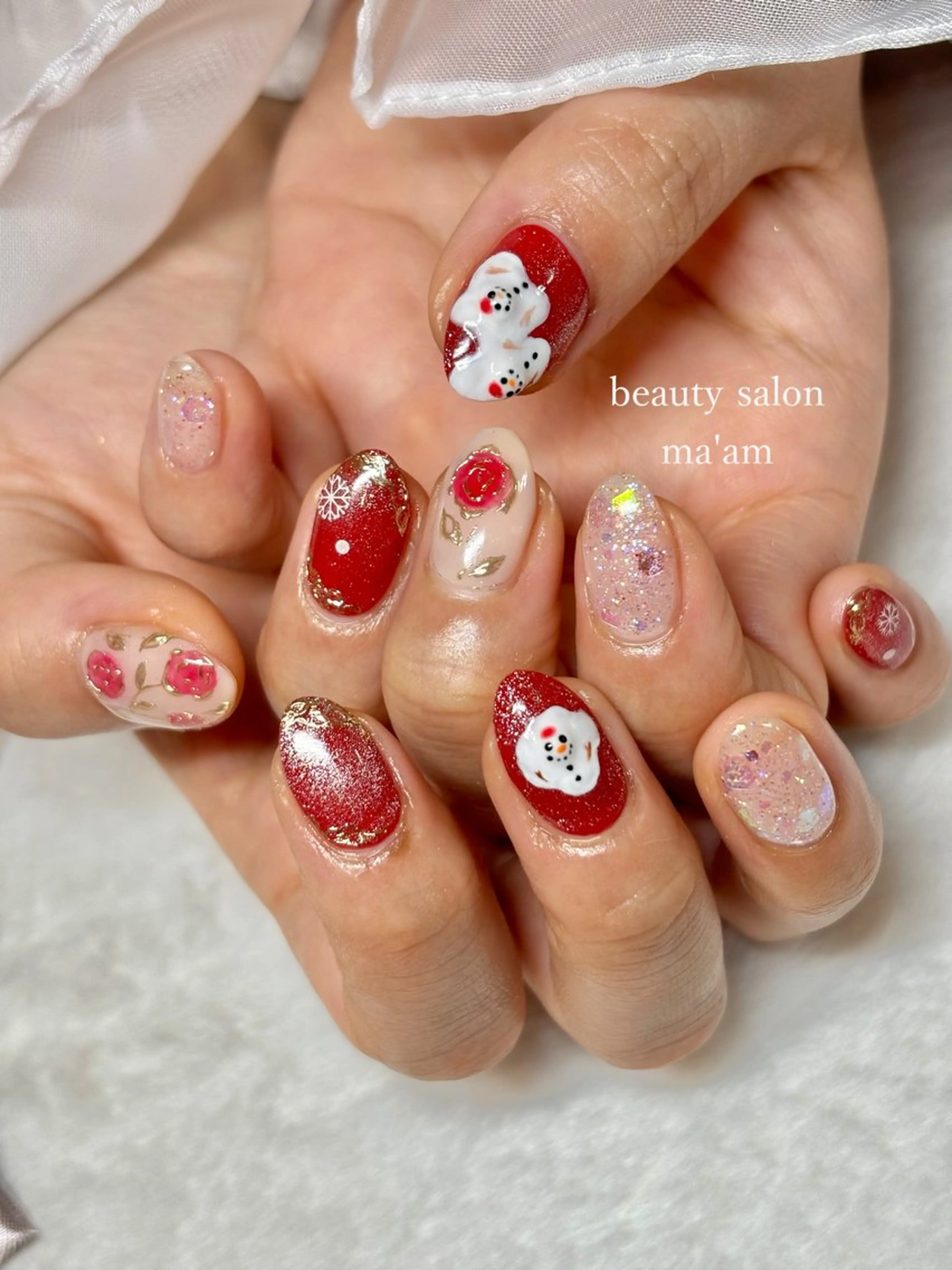 ネイル ハンドネイル beauty salon ma'am所属・chihiro 小路ネイルのネイルデザイン