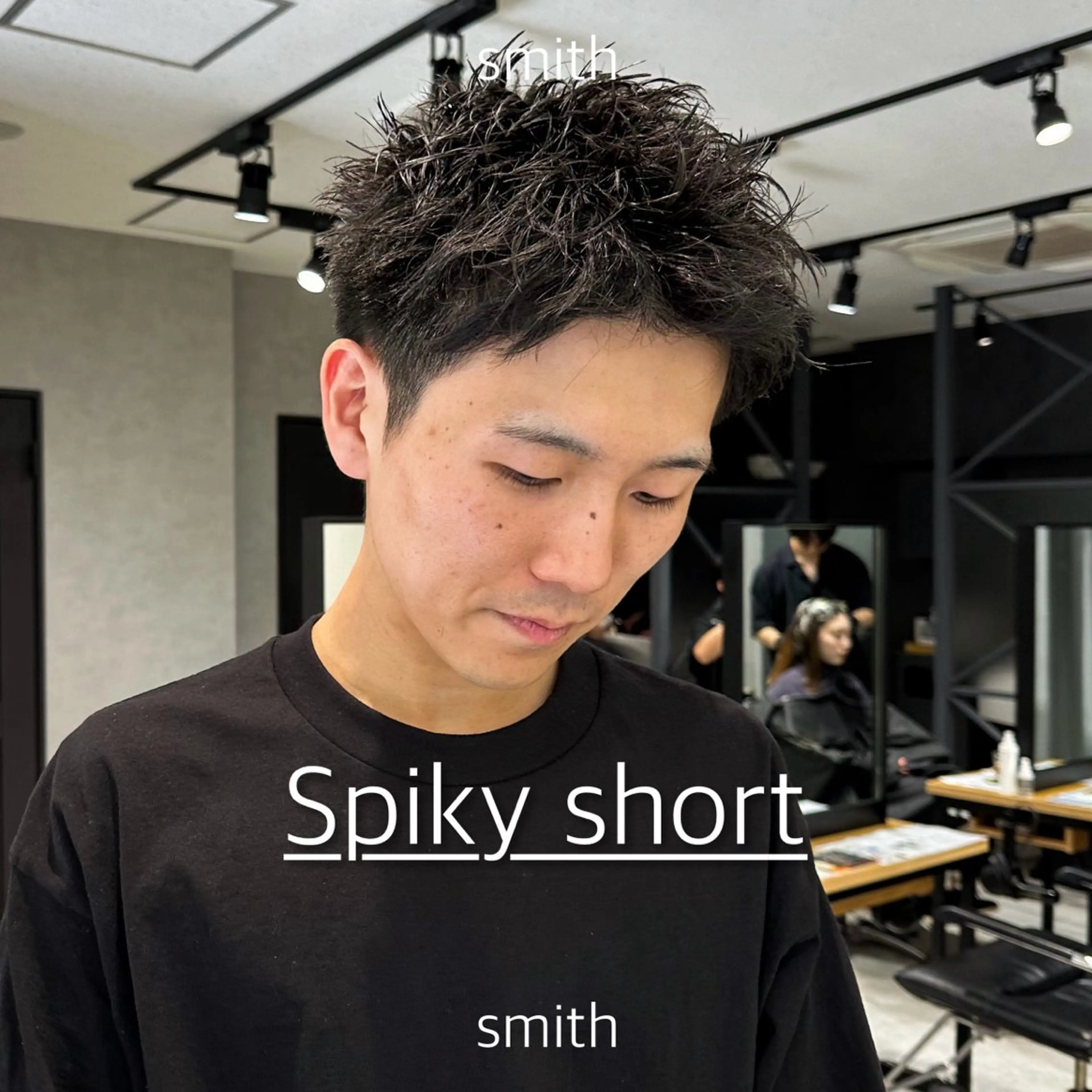 メンズ スパイキーショート カット トリートメント メンズパーマ特化 🌟Gakutoのヘアスタイル