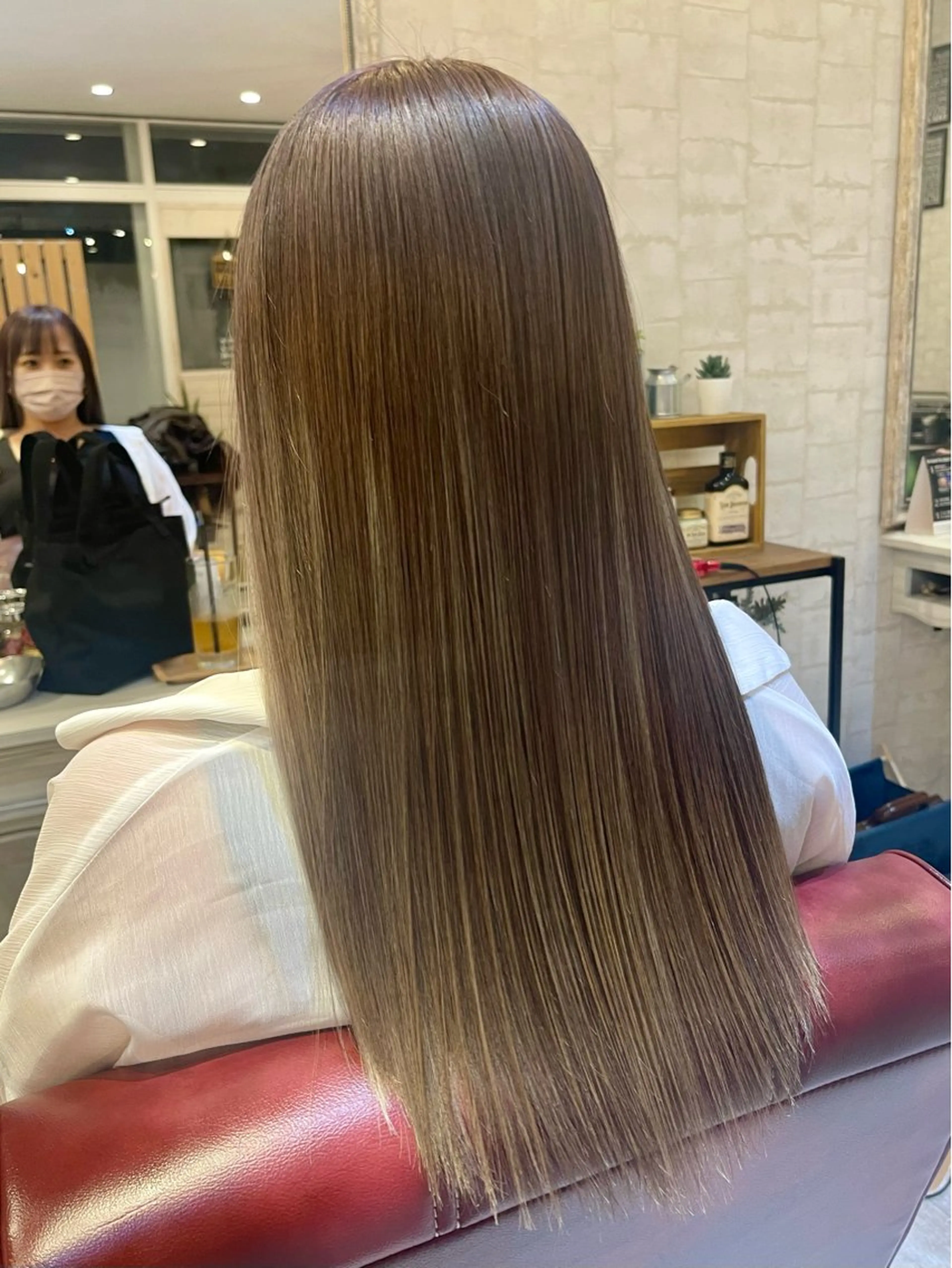 ロング カット ヘアカラー トリートメント 🍭透明感カラー 志賀拓海🍬🌈のヘアスタイル