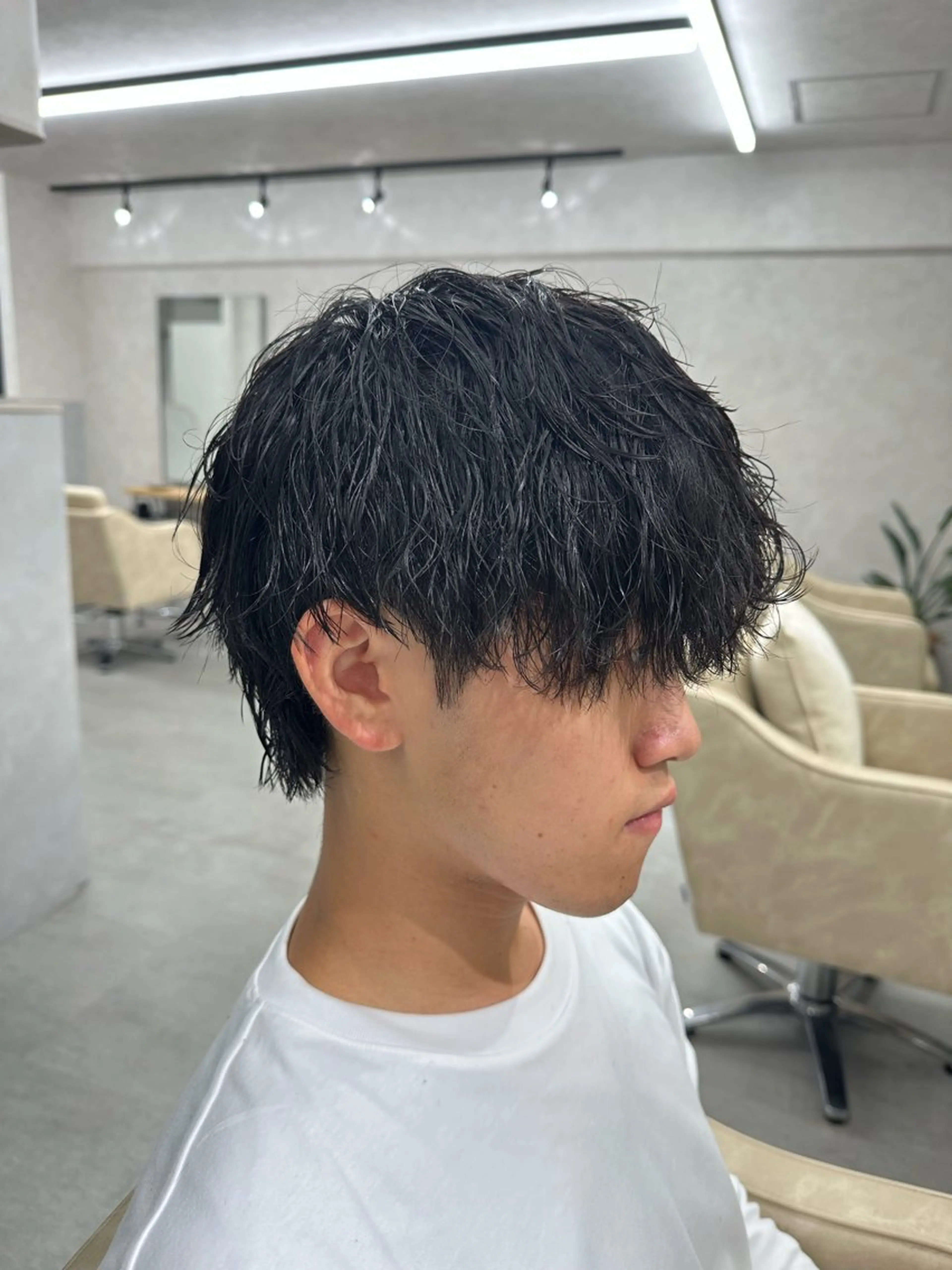 パーマ メンズ メンズパーマ 波巻きパーマ カット パーマ 💎メンズパーマ特化 🥇メンズのプロのヘアスタイル