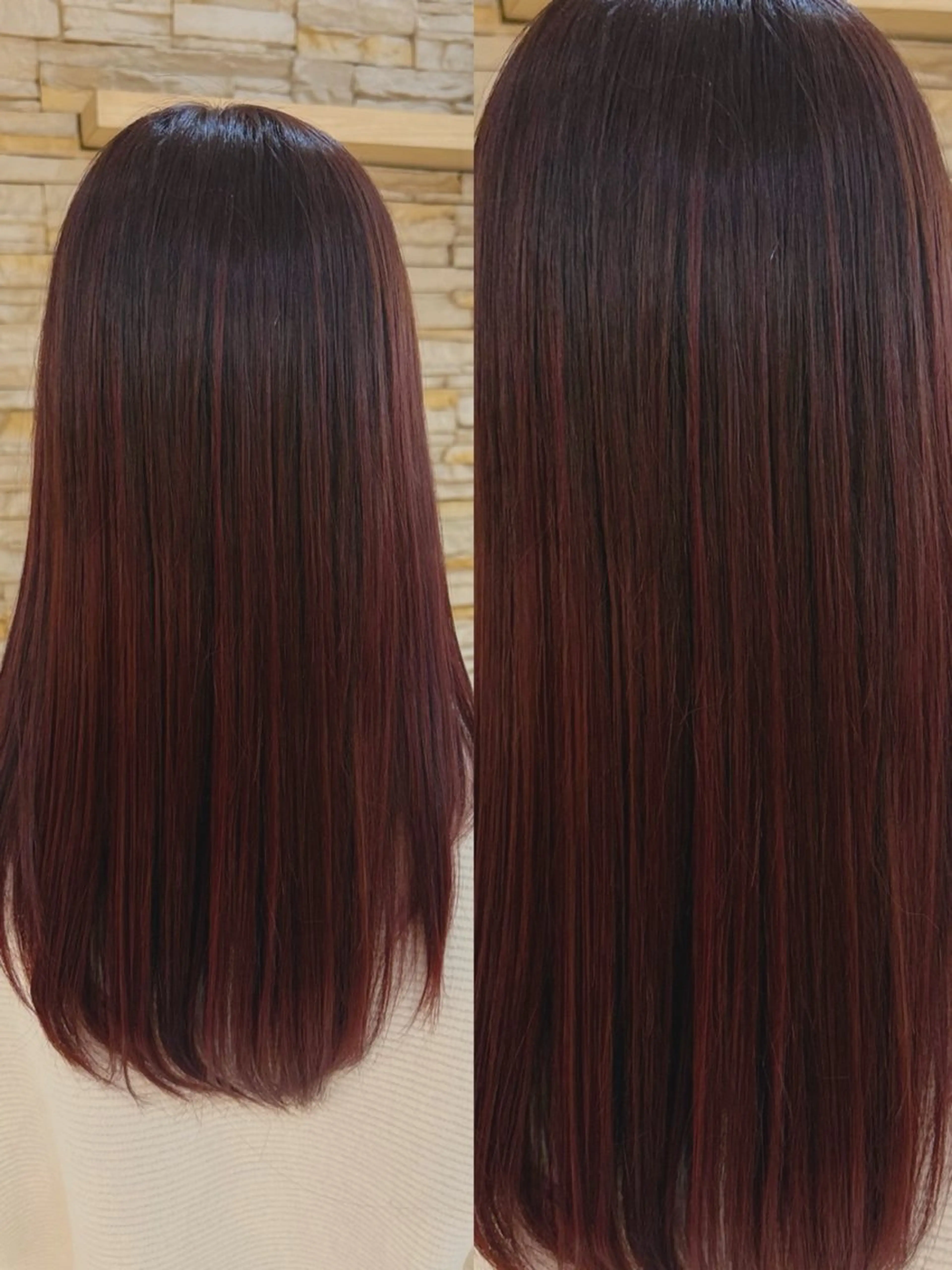 ロング ヘアカラー AROMA hair トウマのヘアスタイル