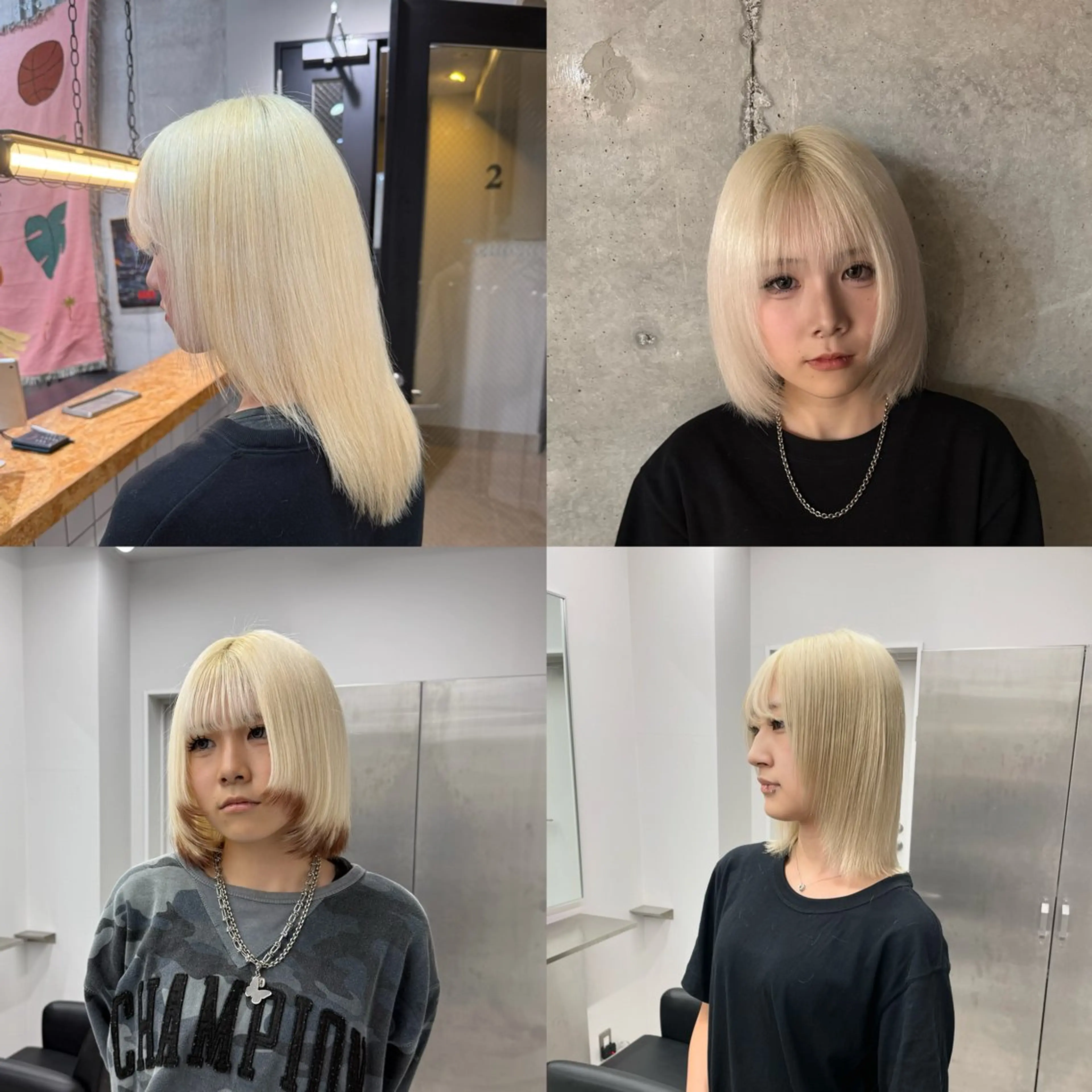ロング カラー ブロンド ピンクカラー ヘアカラー 【🥀履歴修正🥀】 ハイトーン職人/拓真のヘアスタイル