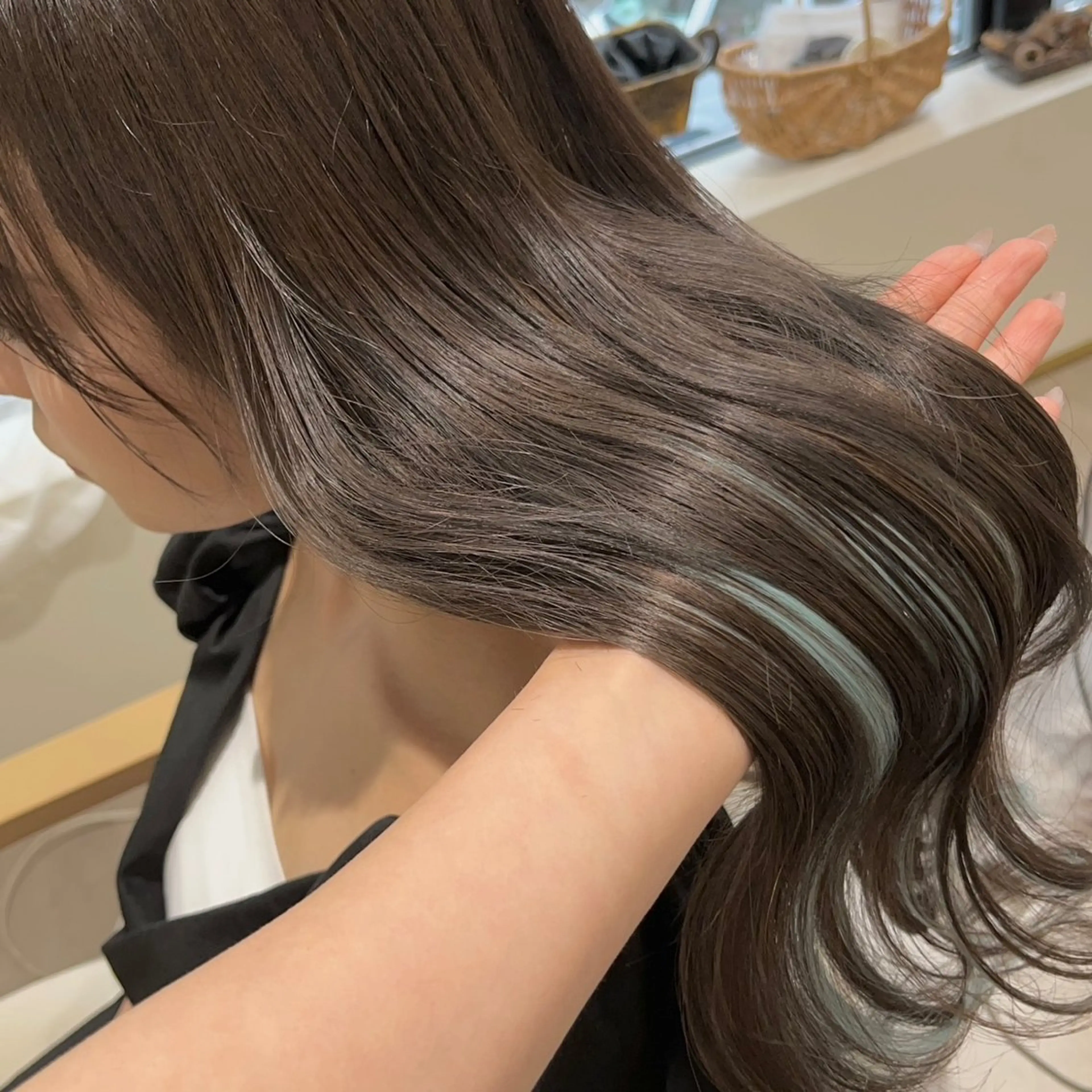 ロング カラー MOE🐈‍⬛🎀 エクステ/ワンホンのヘアスタイル