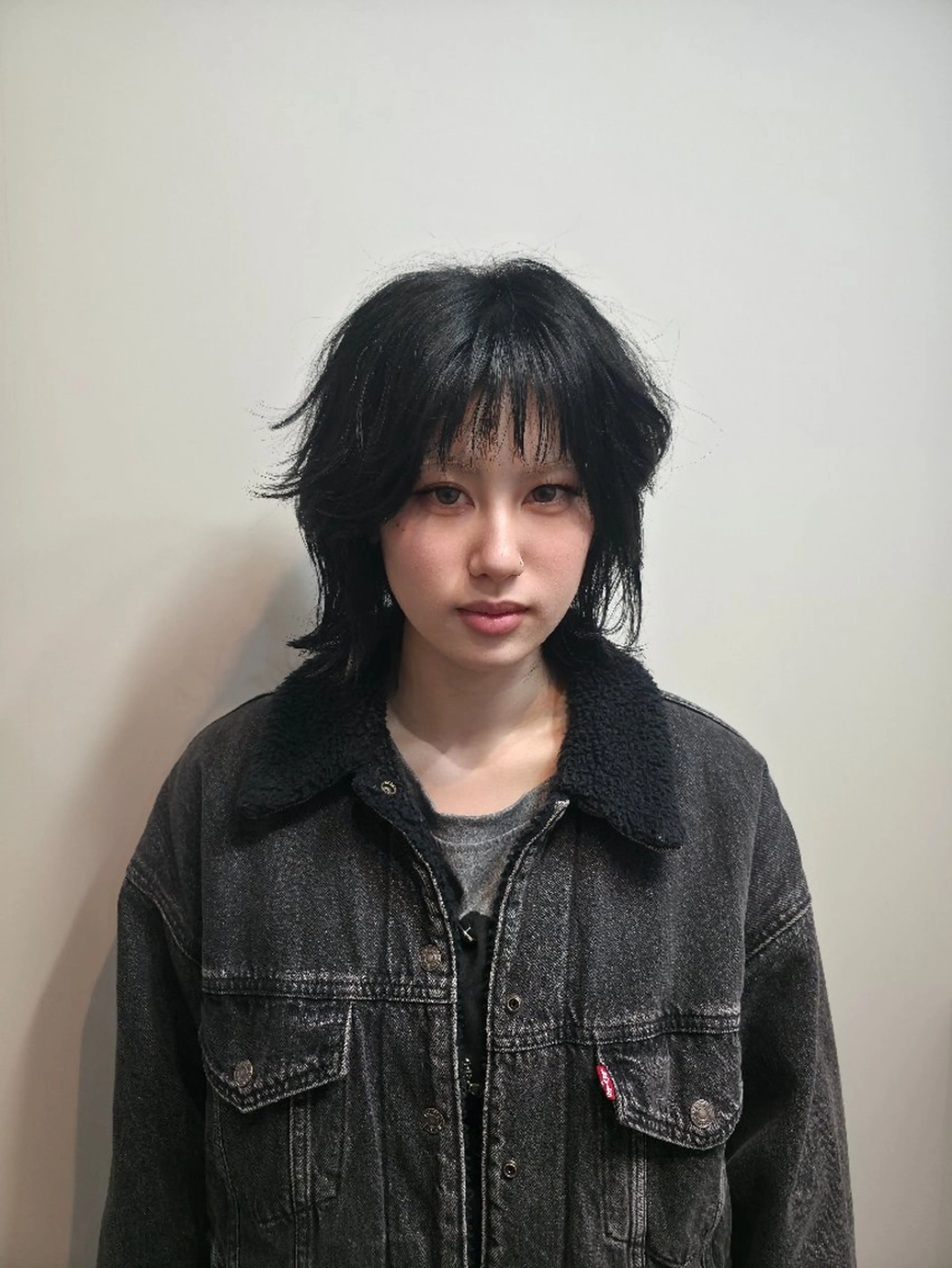 カラー ミディアム カット トリートメント OMA　 カタギシのヘアスタイル