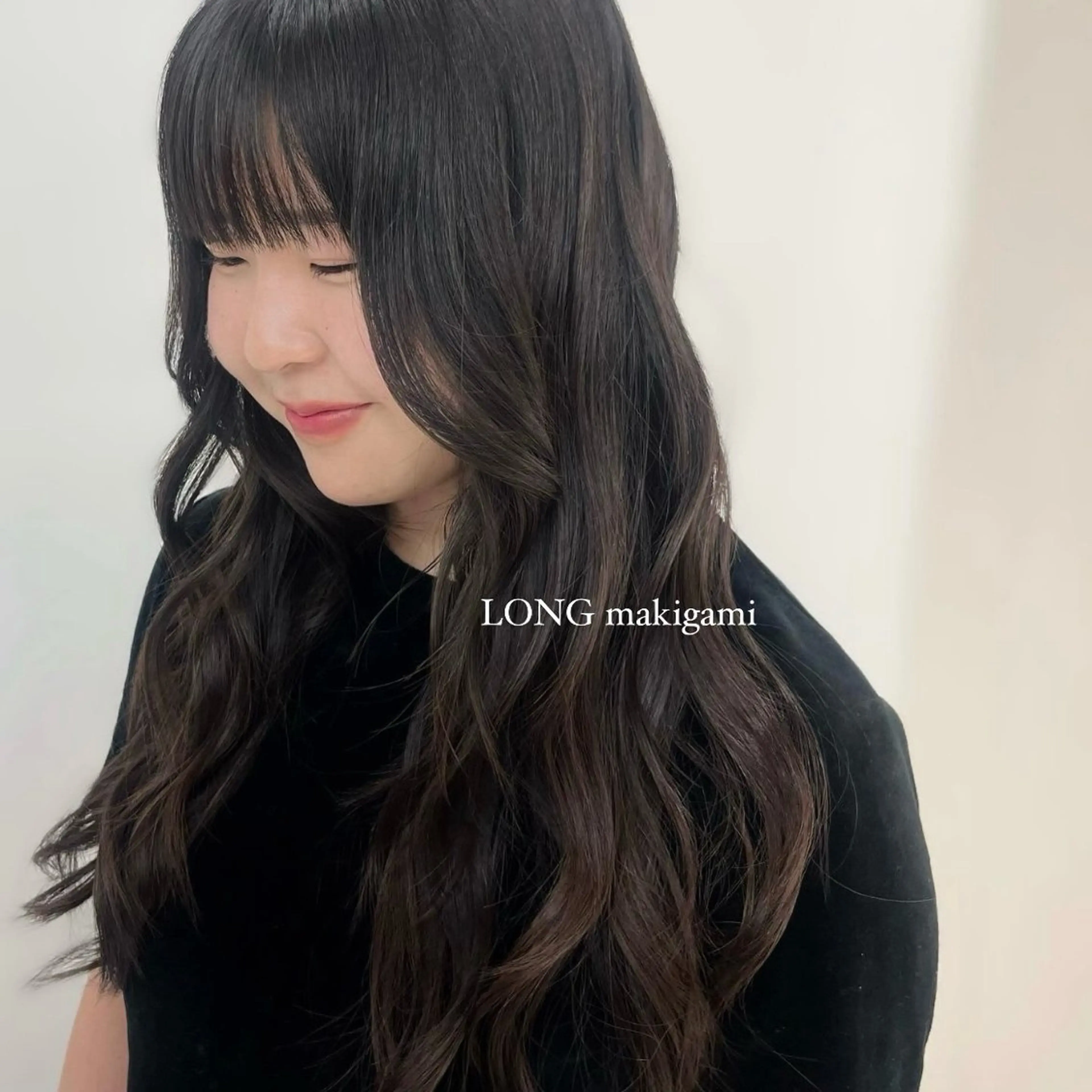 ロング 【レイヤーカット】 キサヌキミワのヘアスタイル