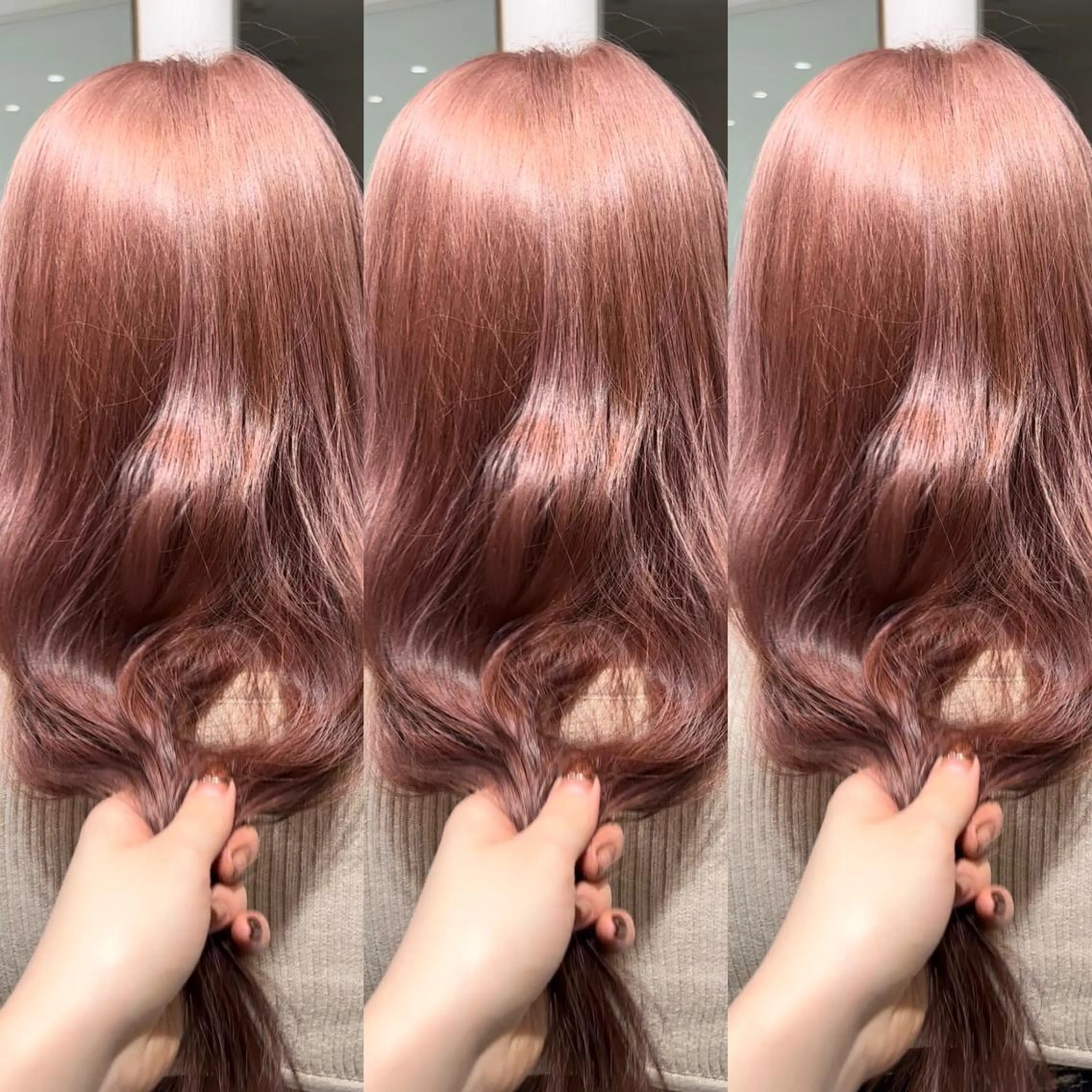 ロング カラー ヘアアレンジ ブリーチ ブラウンカラー 透明感カラー 韓国風カラー ブリーチなしカラー stylist ◎RUKI.のヘアスタイル