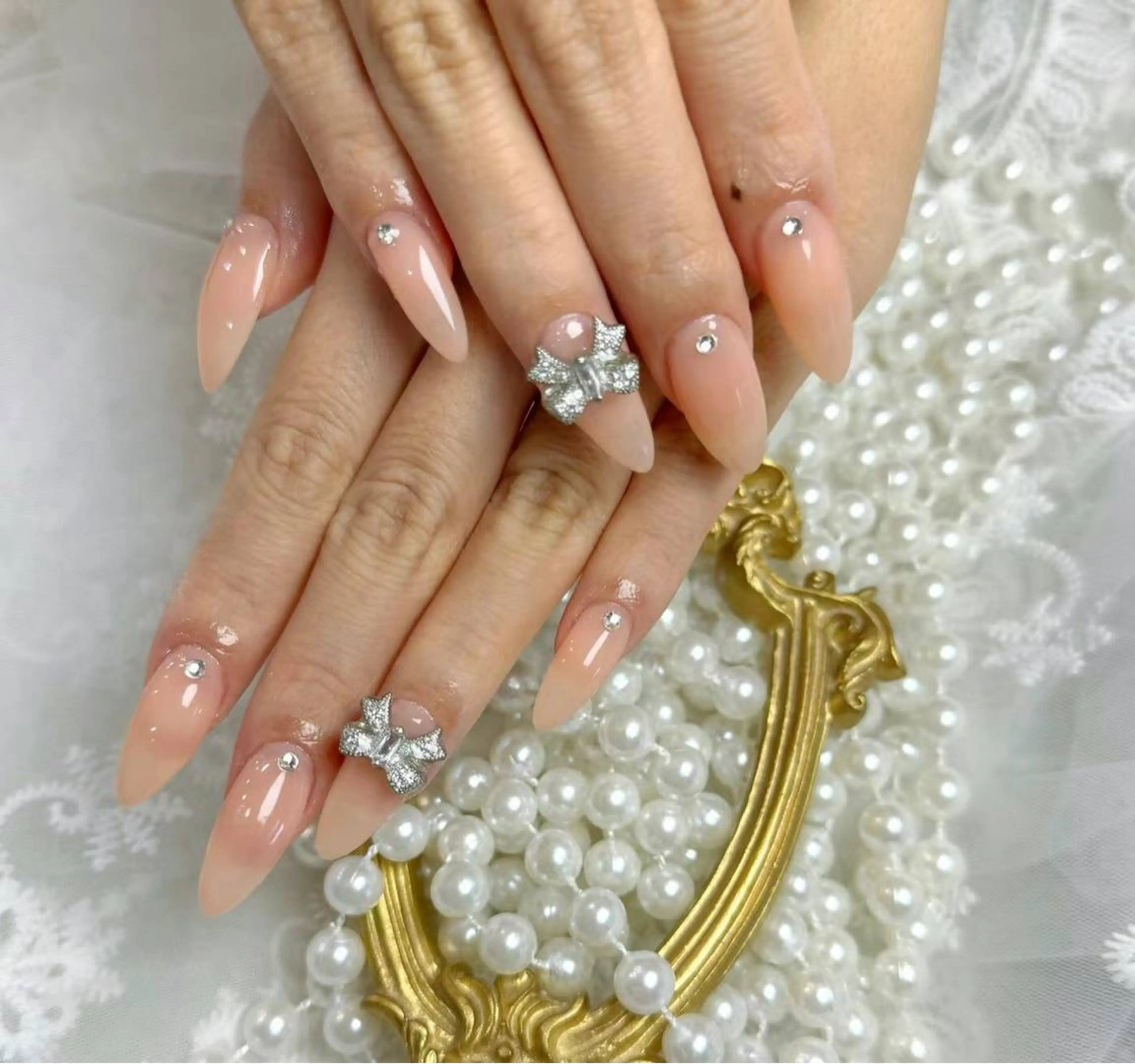 ネイル アートネイル クリアネイル フラワーネイル フットネイル ジェルネイル Babarla nailのネイルデザイン