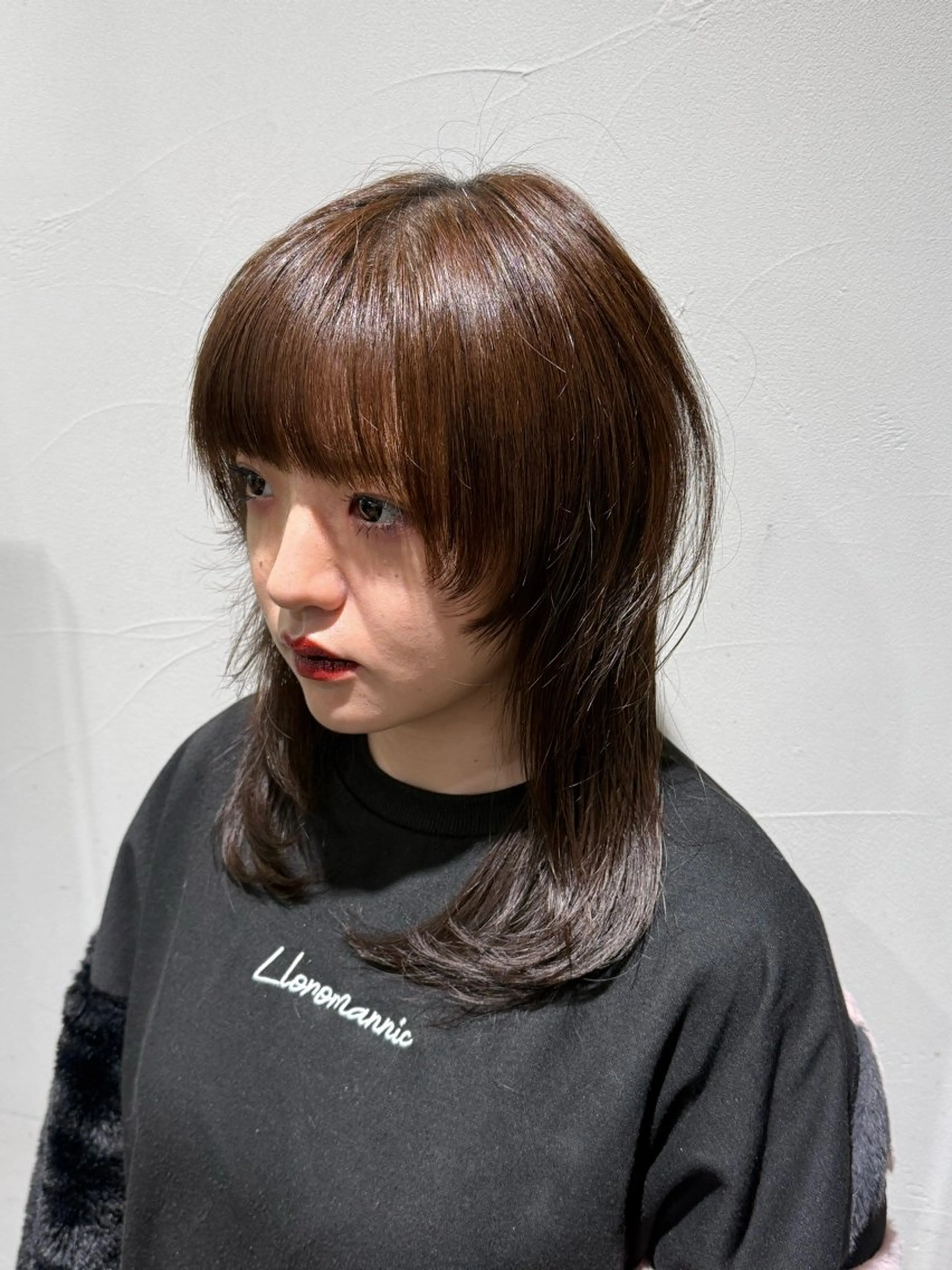 ミディアム カラー/パ ーマ/松野和志のヘアスタイル