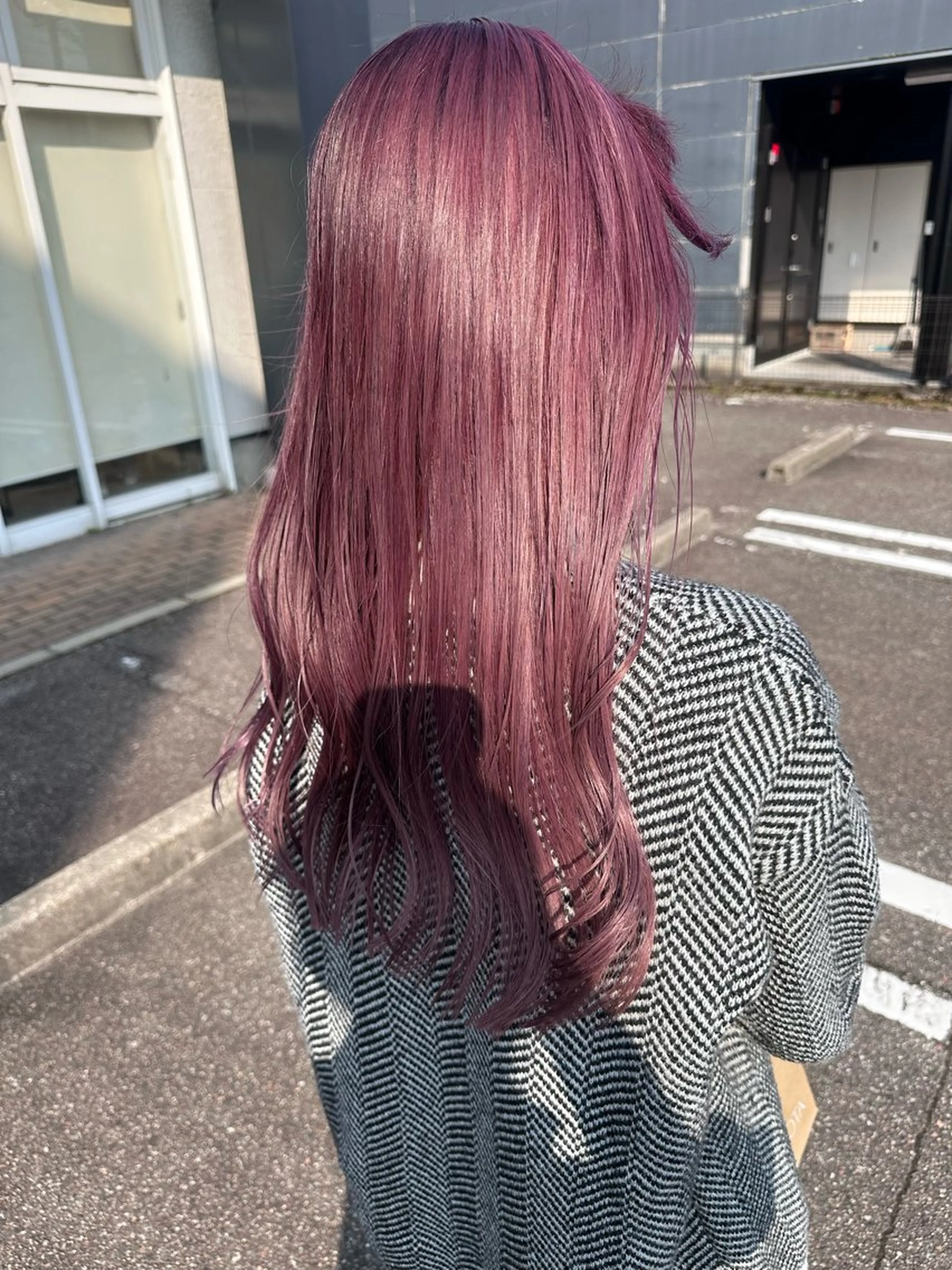 ロング カラー ヘアアレンジ 💘韓国カラー💘 クルミのヘアスタイル