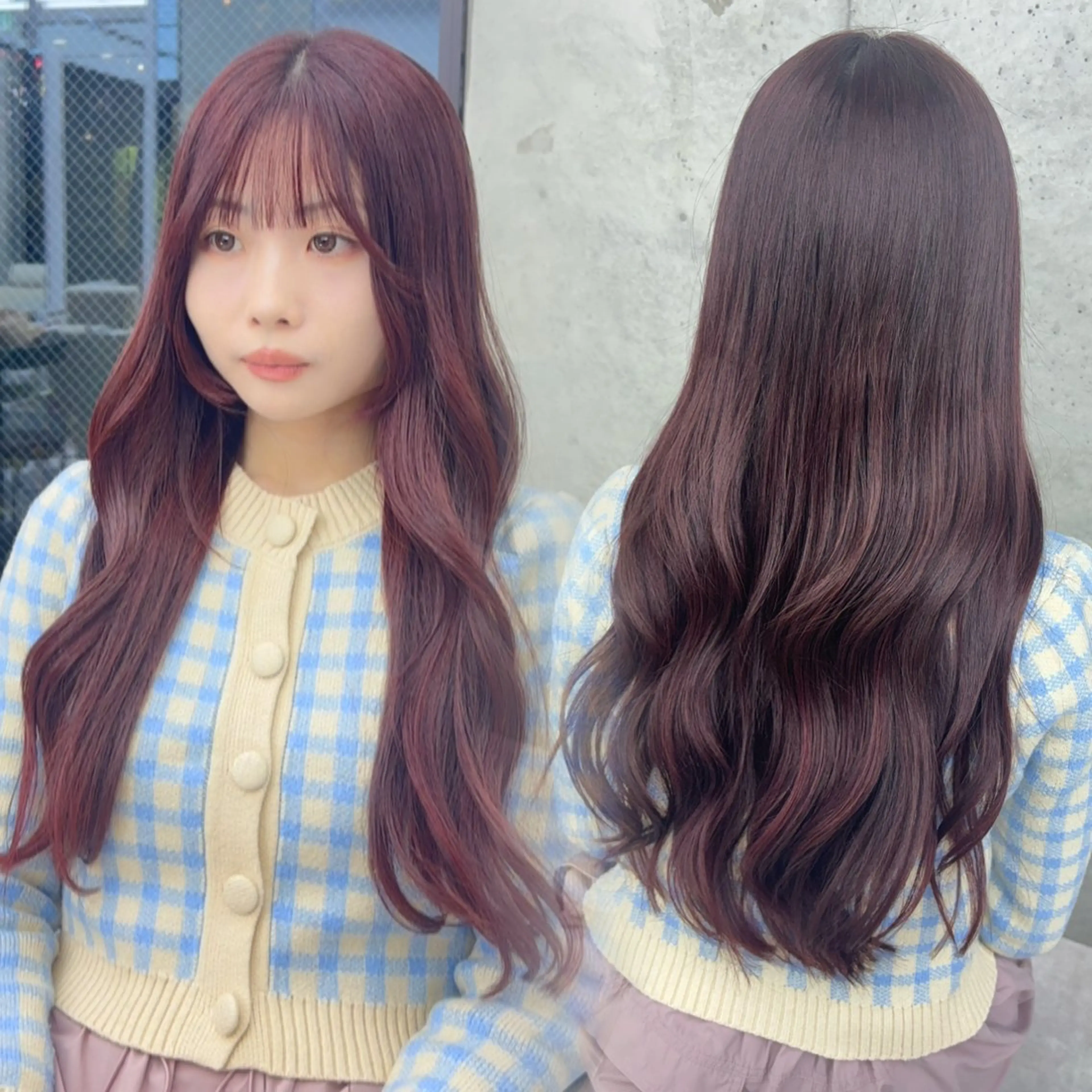 《☀️2.3月限定☀️》ブリーチありorブリーチなしダブルカラー + リペアトリートメントの写真