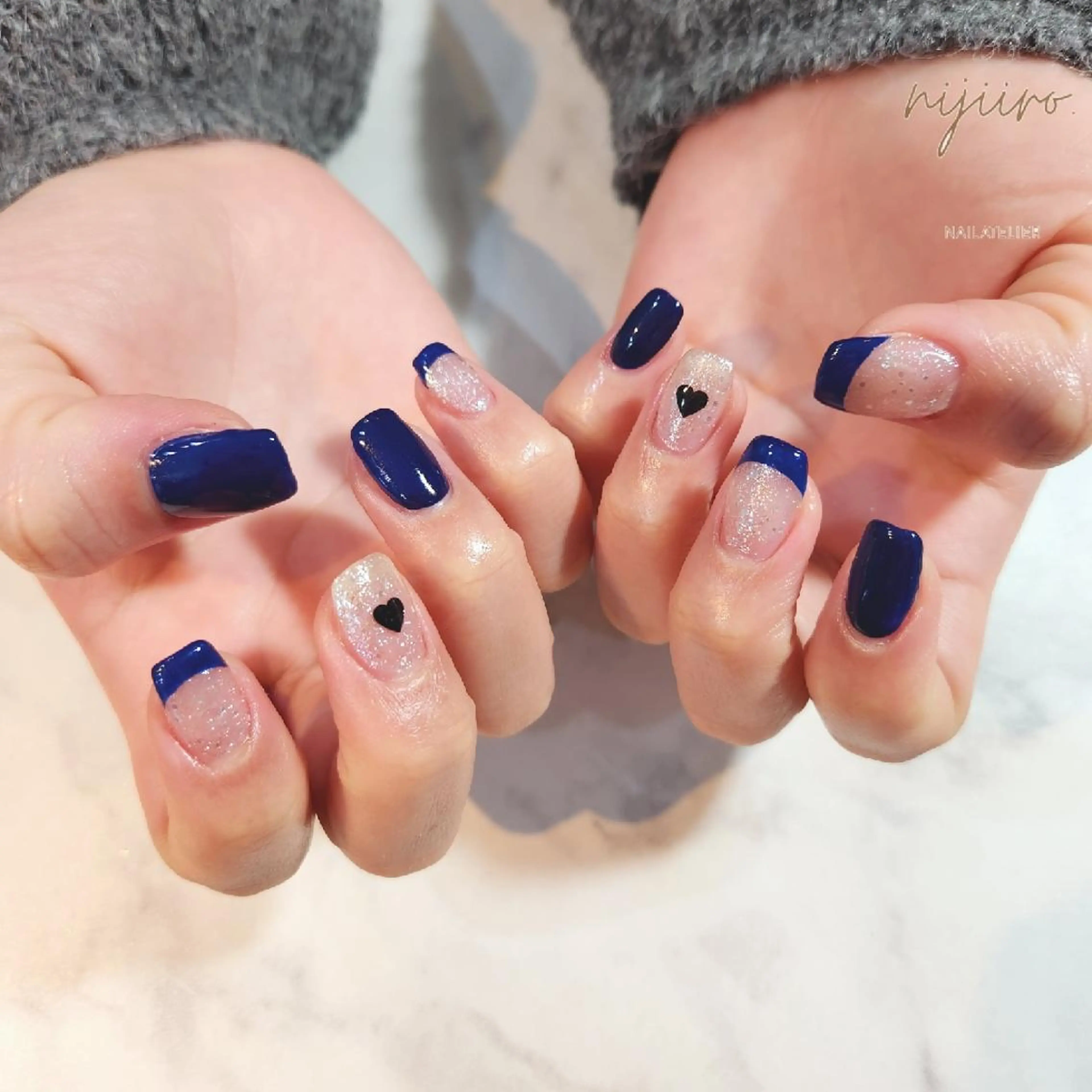 ネイル ハンドネイル nailatelier nijiiro.所属・nijiiro🌈 サトウのネイルデザイン