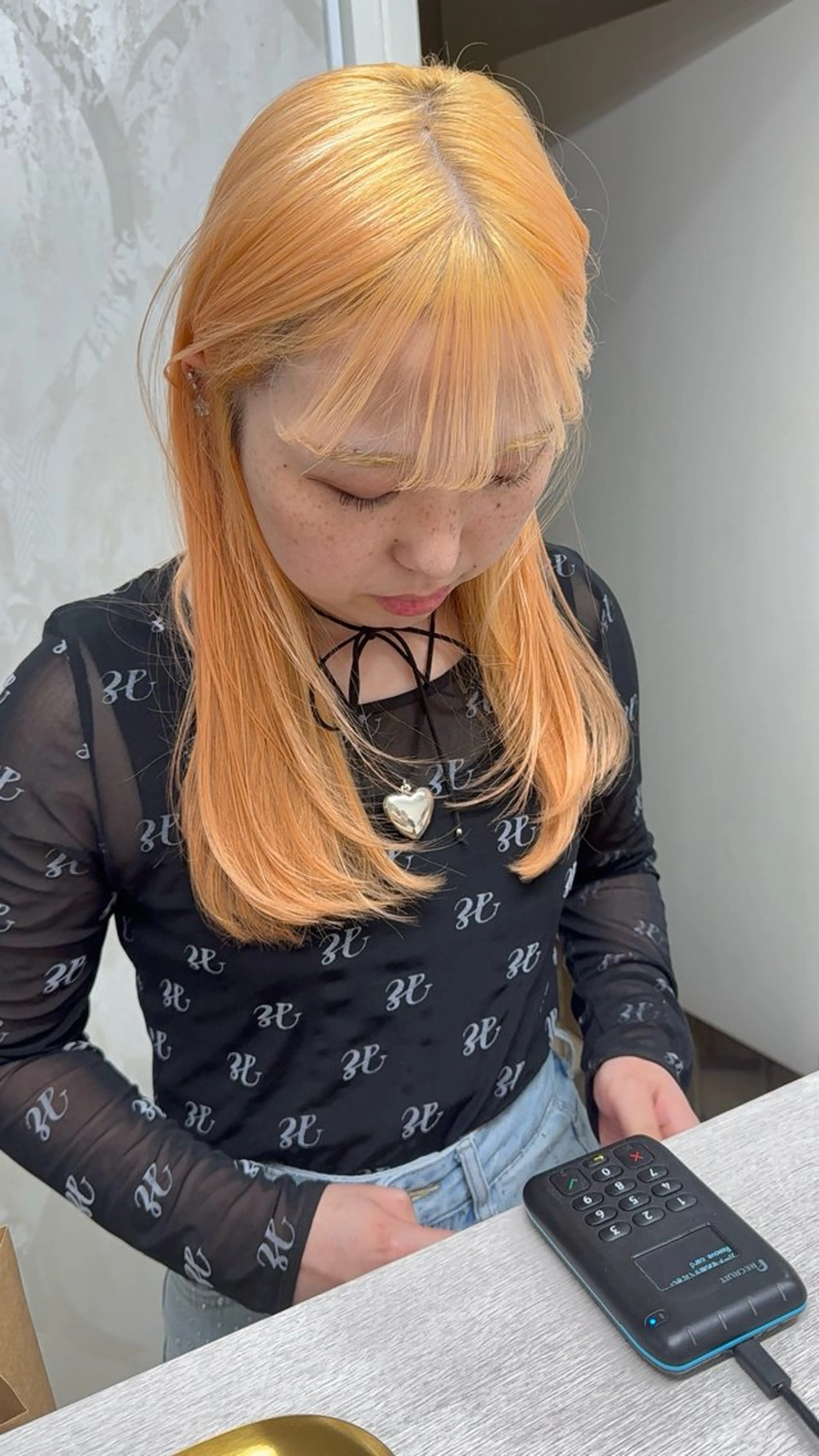 セミロング カット ヘアカラー ブリーチ指名🥇/ ボブ/HISAKIのヘアスタイル