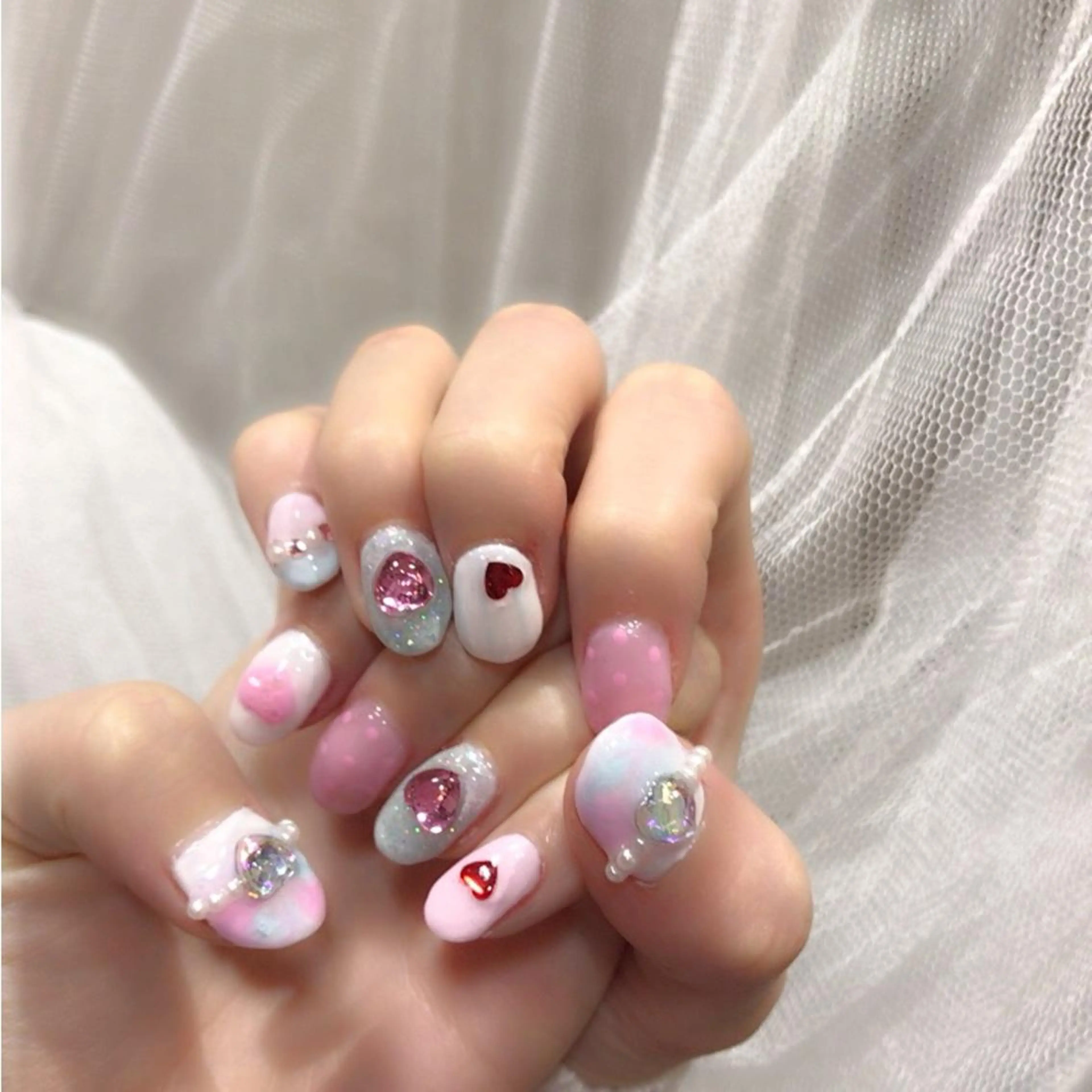 ネイル AOI✩⡱ y2kネイルのネイルデザイン