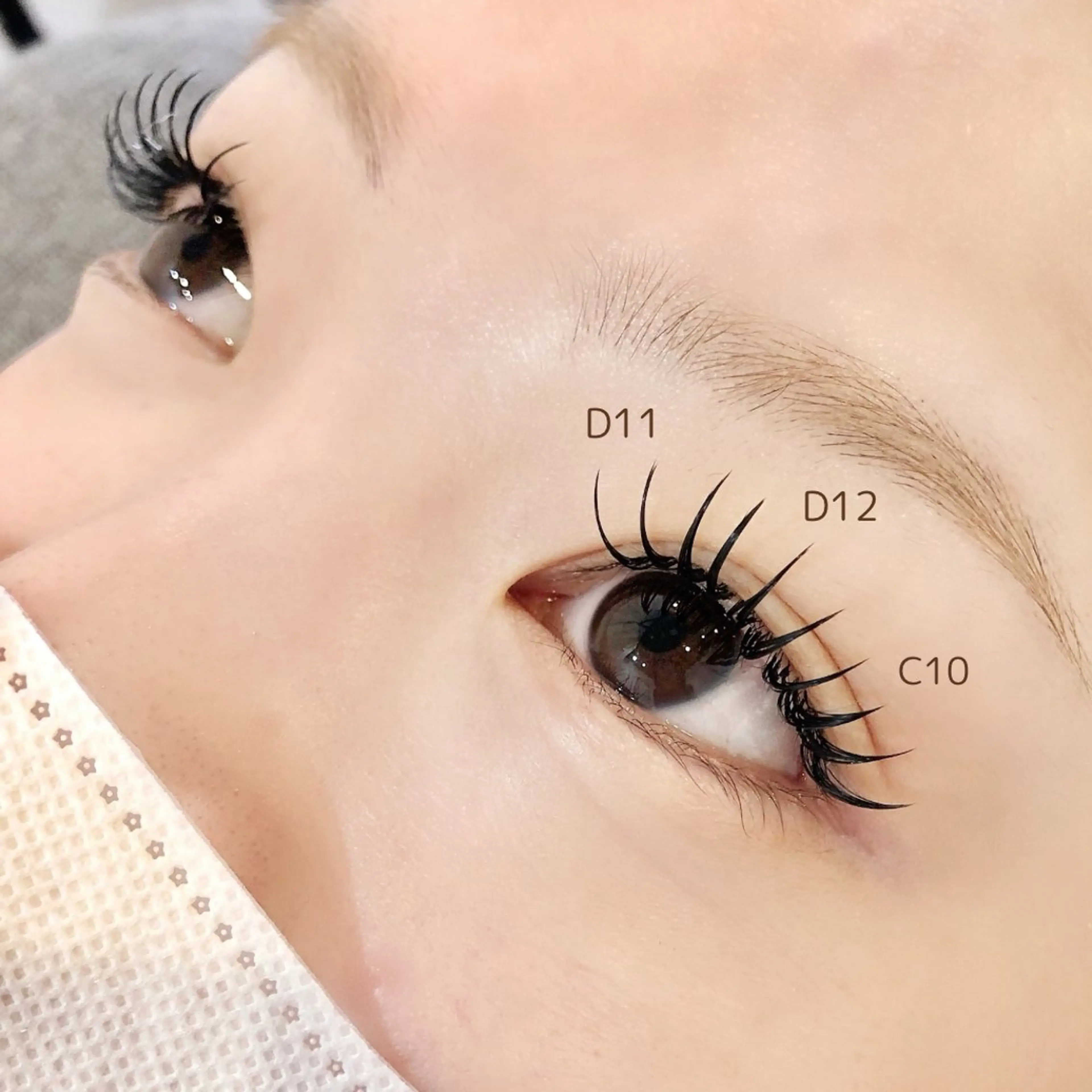 マツエク・マツパ フラットラッシュ . makotoのマツエク・マツパデザイン