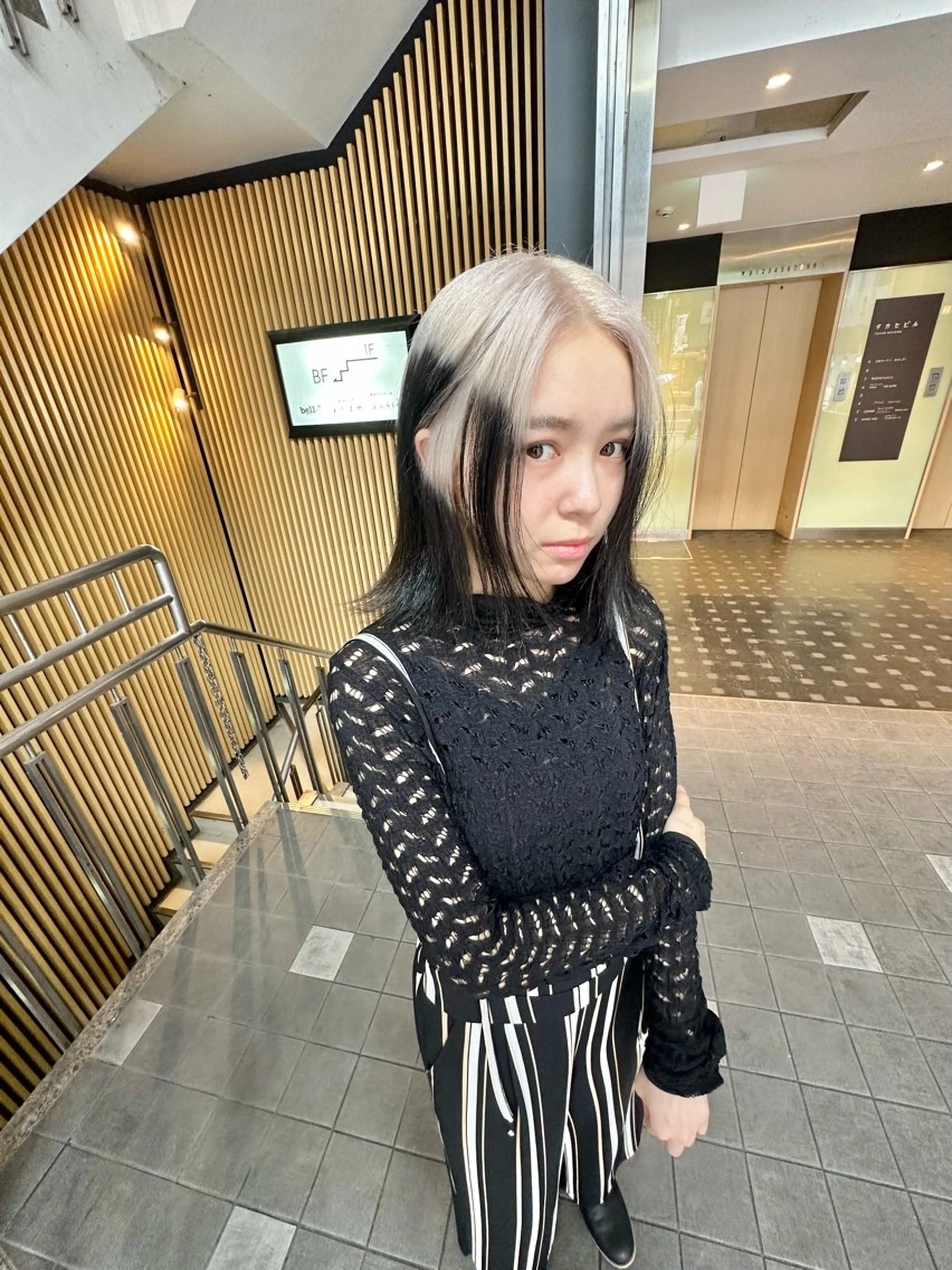 ミディアム カラー Selenehair 三条本店のヘアスタイル