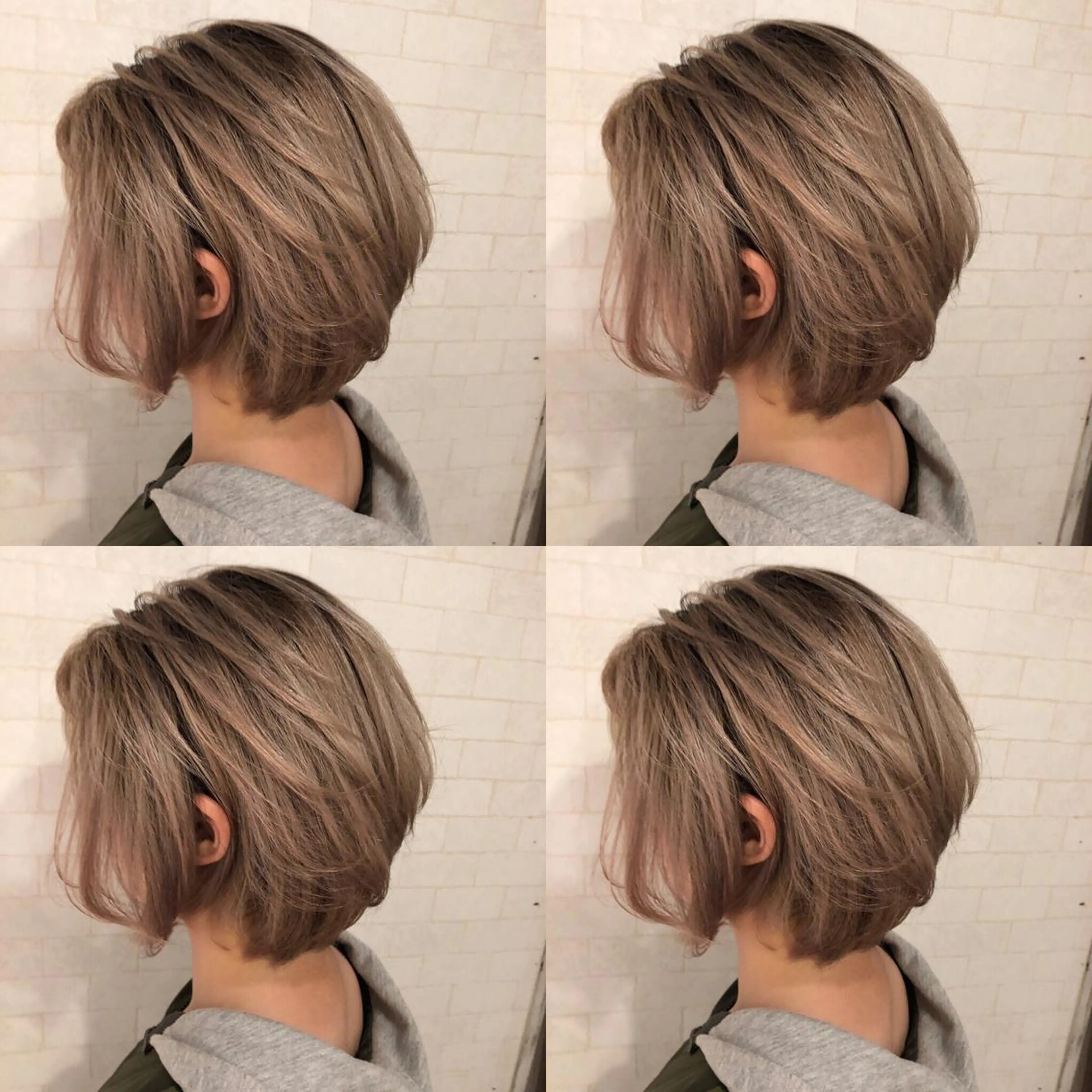 ショート カラー カット ヘアカラー トリートメント JILBLAN京都 ショート/ハイライトのヘアスタイル