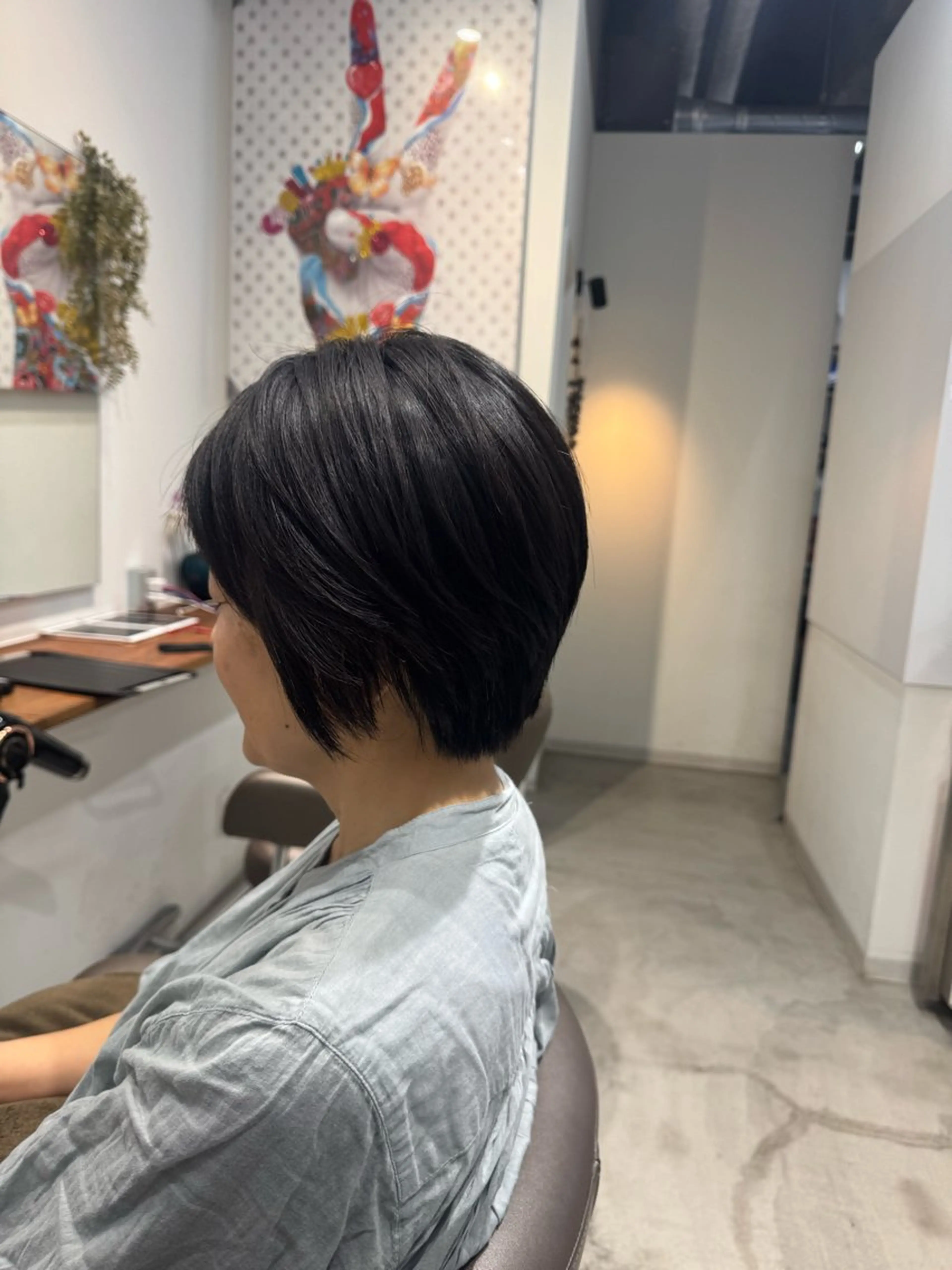 ショート ショートヘア Shiho 🦋 ／透明感カラーのヘアスタイル